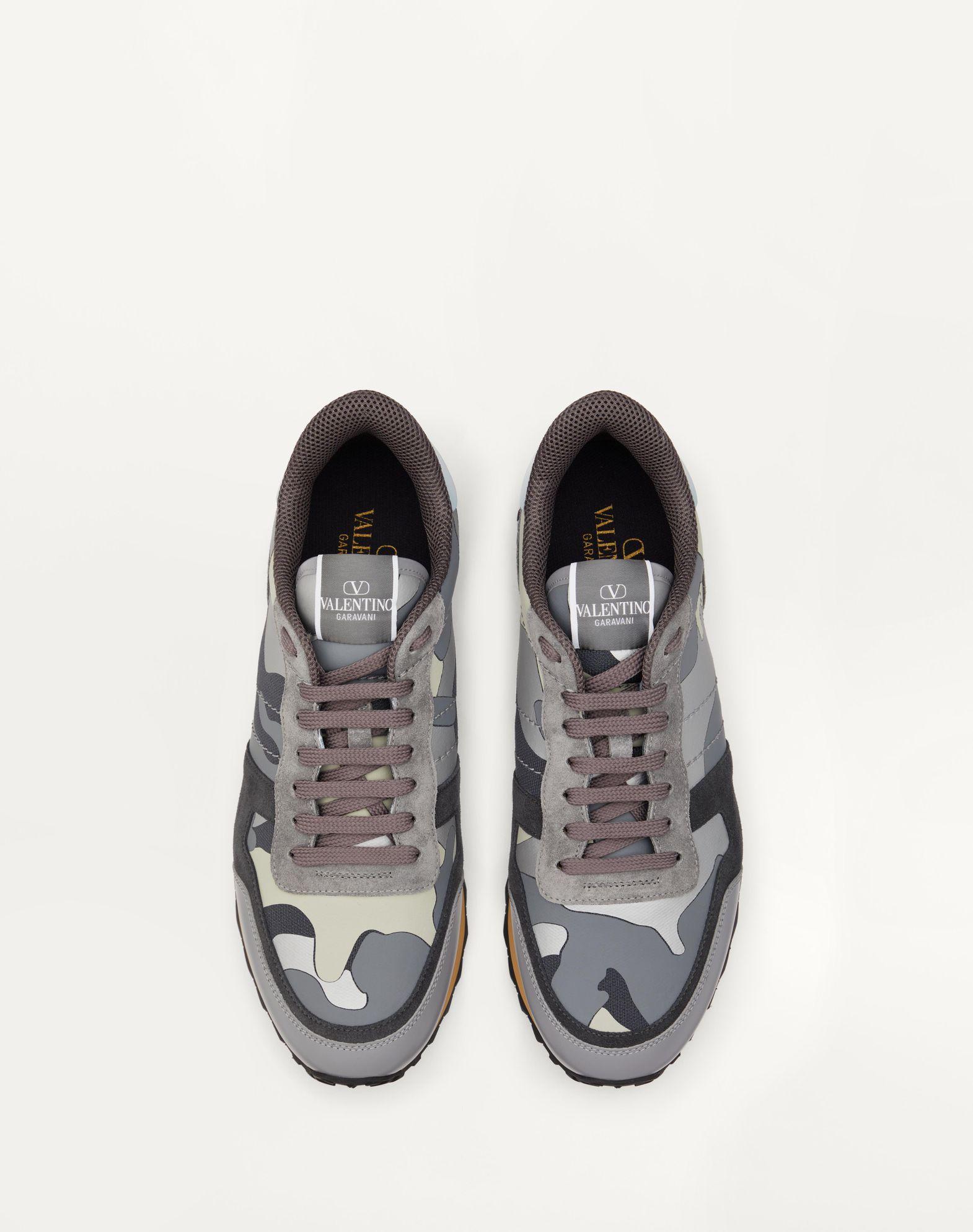 Rockrunner Camouflage Sneakers In Nappa Fabric Product Image