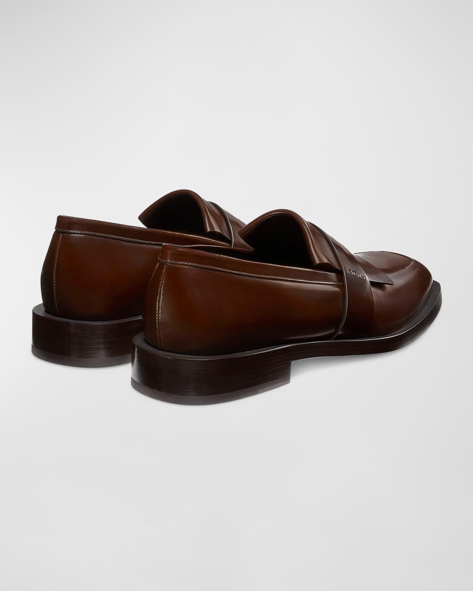 Womens Leather Ballet Flats Product Image