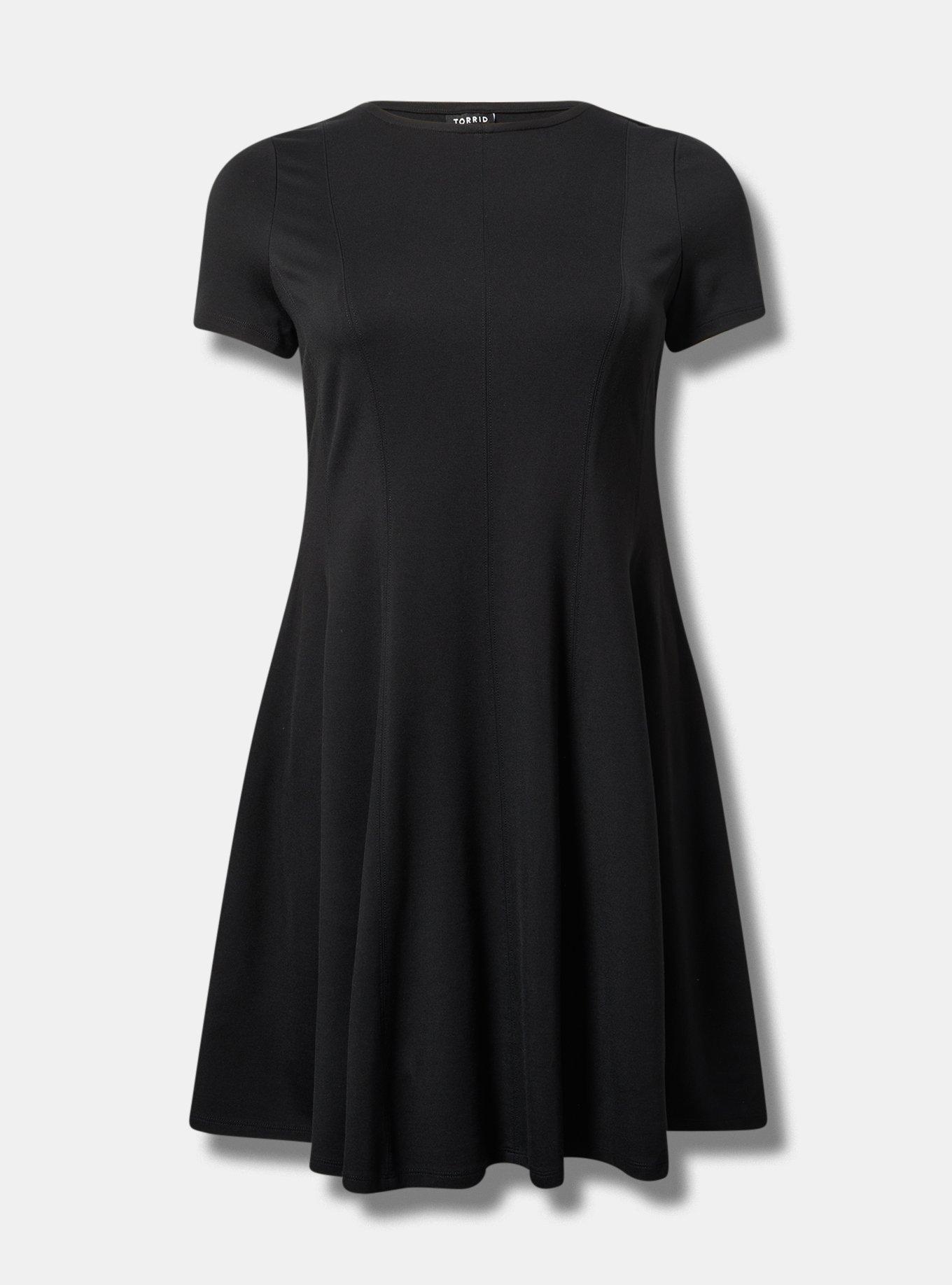 Mini Short-Sleeve Crew Dress Product Image