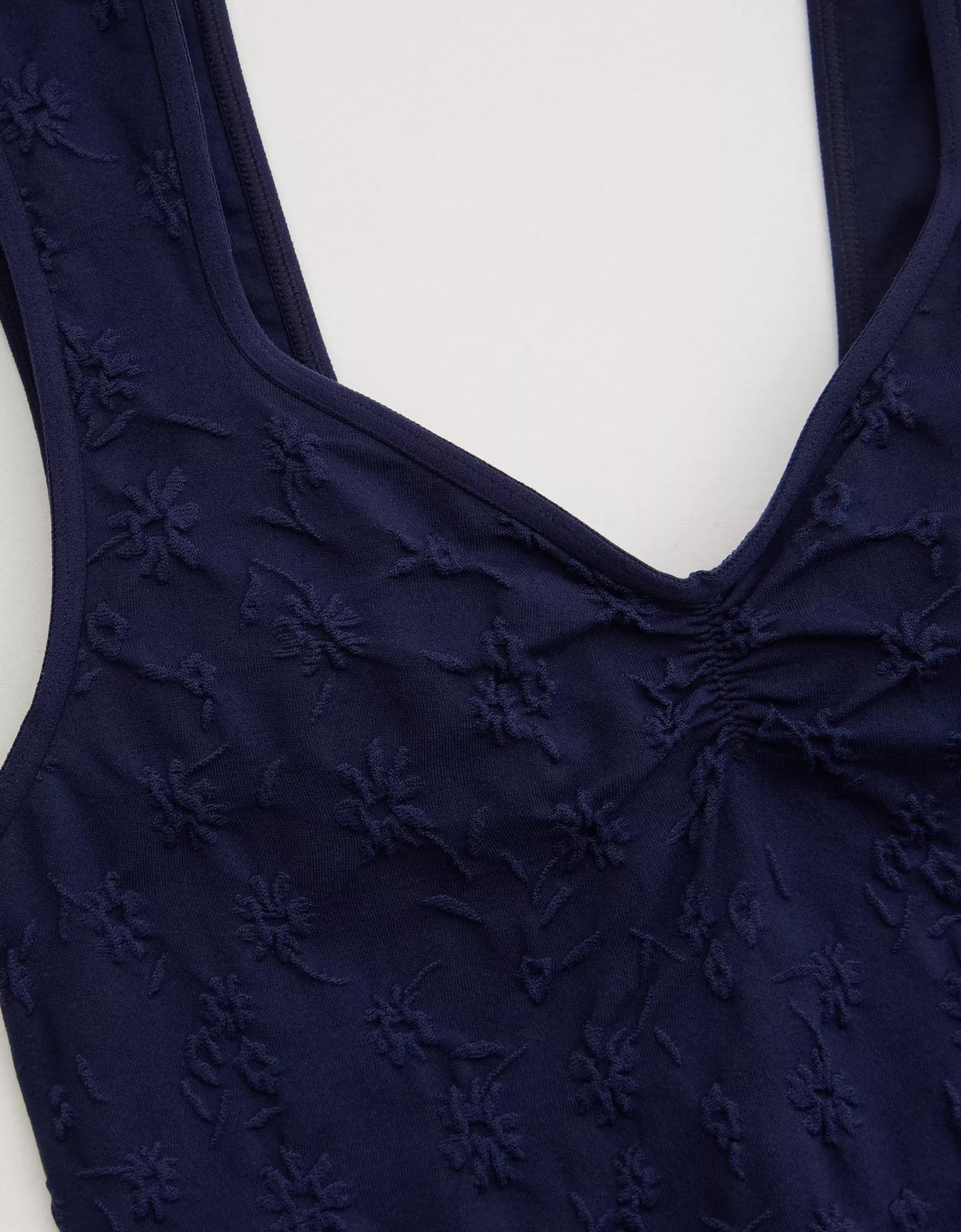 Superchill Seamless Floral Jacquard Bra Top Product Image