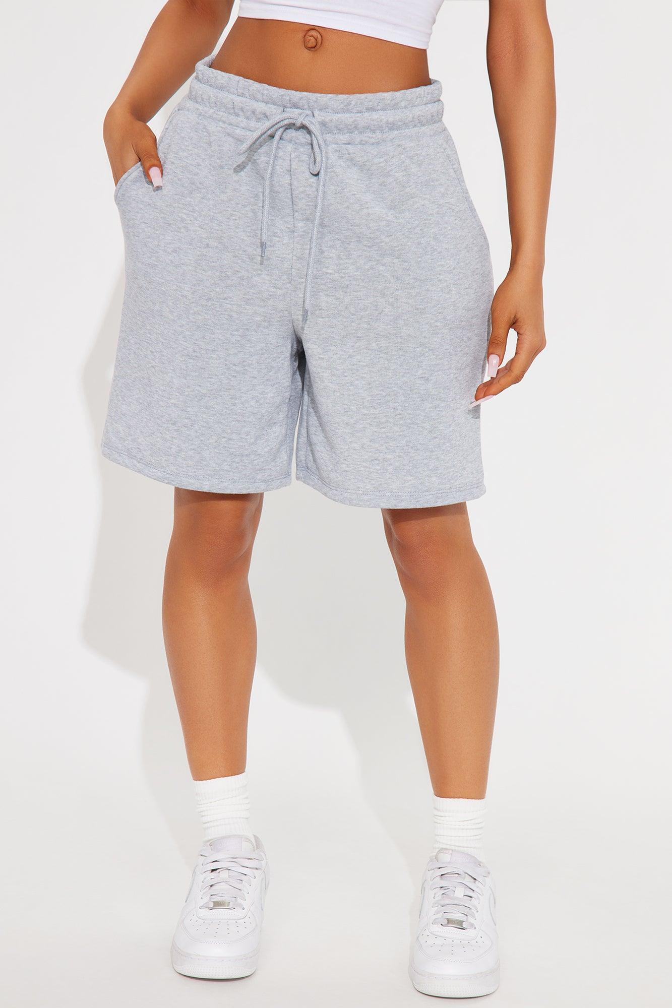 Candice Boyfriend Short - Heather Grey Product Image