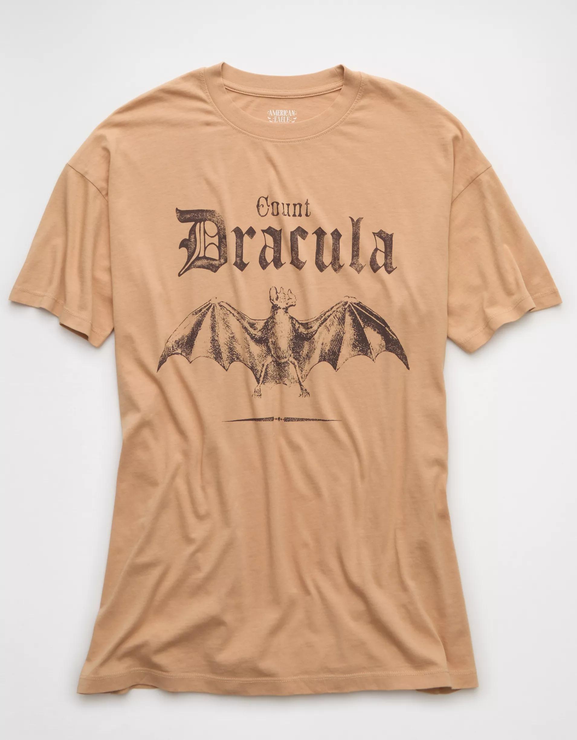 AE Oversized Halloween Graphic T-Shirt Product Image