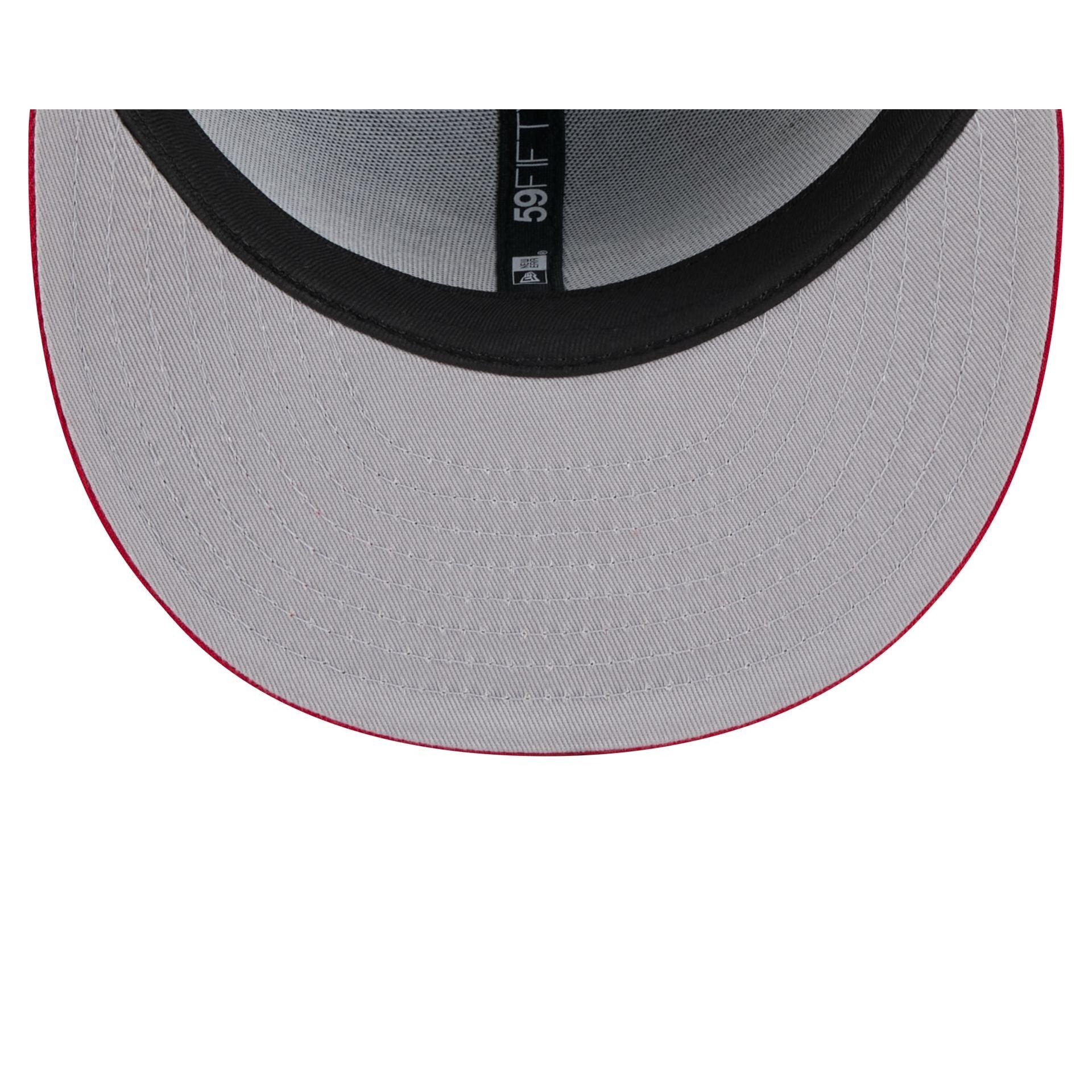 Chicago White Sox Pinstripe League Pin 59FIFTY Fitted Hat Male Product Image