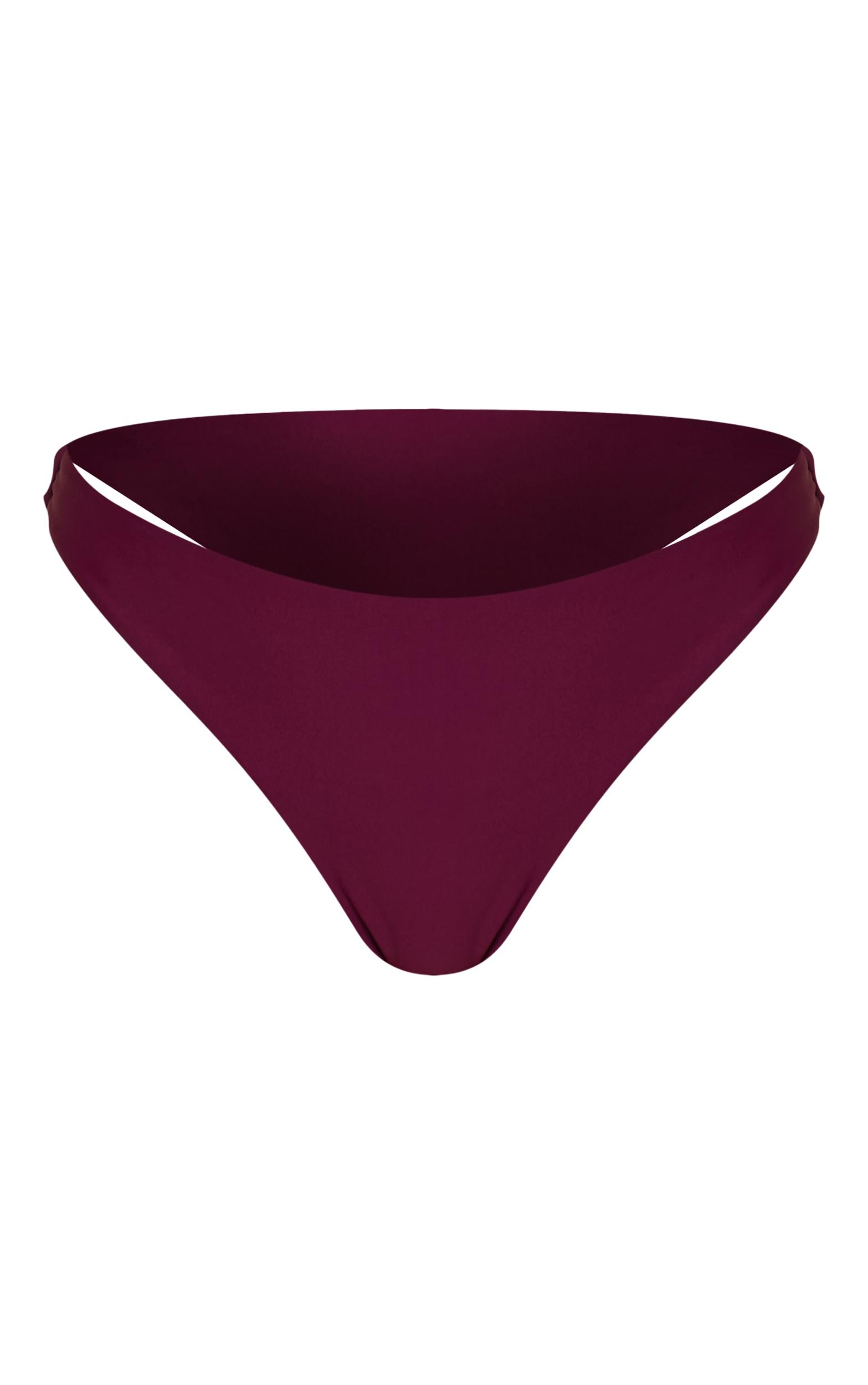 Black Crinkle Brazilian Bikini Bottoms Product Image