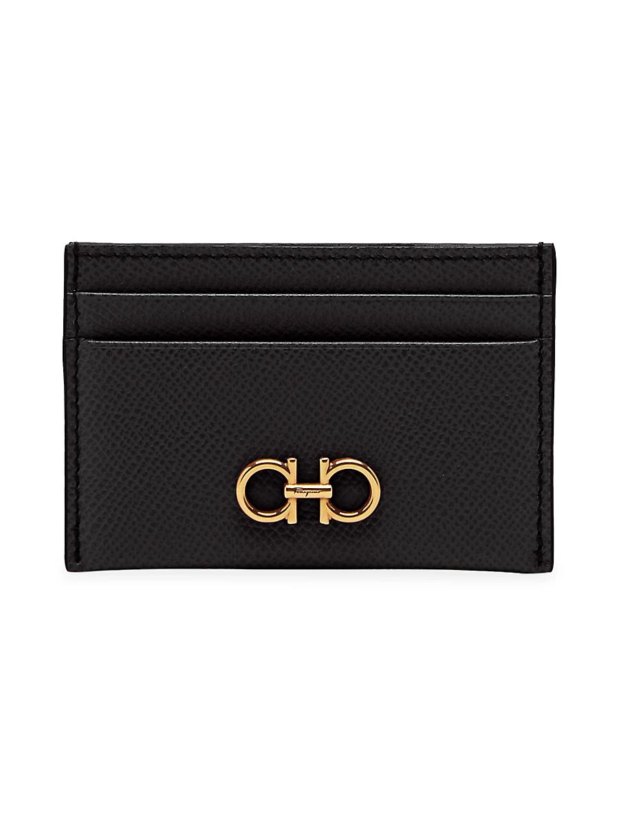 Gancini Leather Card Case Product Image