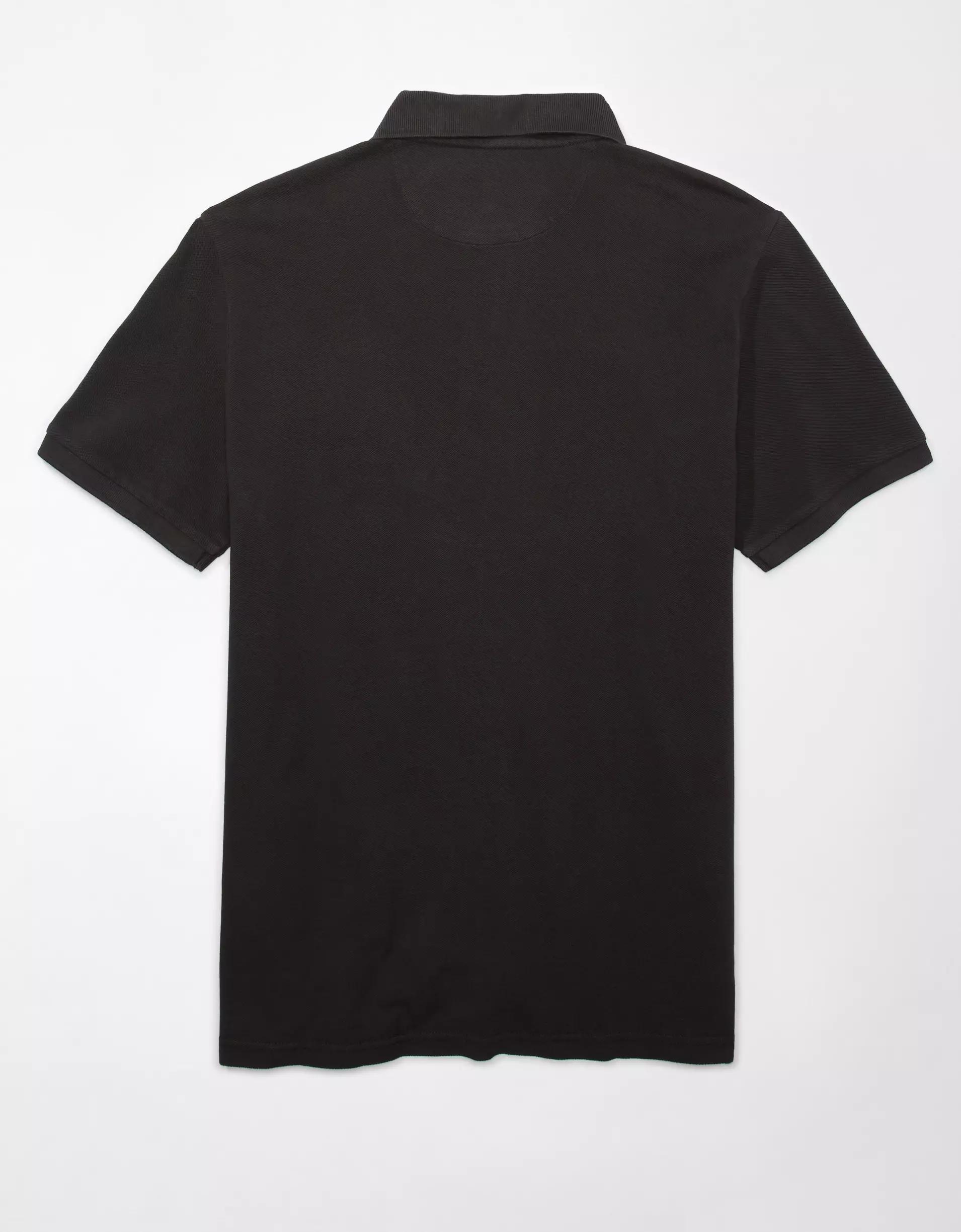 AE Lived-In Pique Polo Shirt Product Image