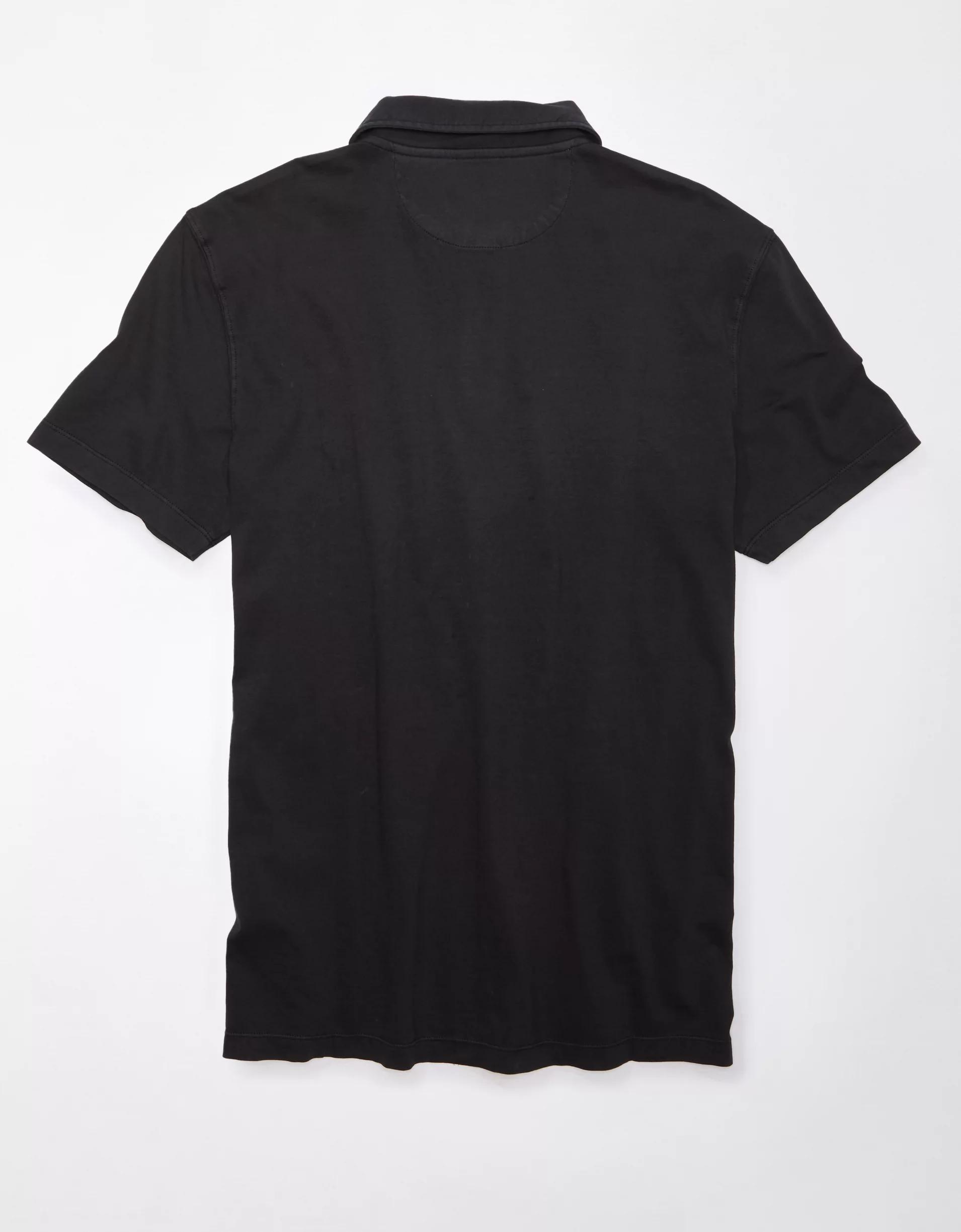 AE Lived-In Jersey Polo Shirt Product Image