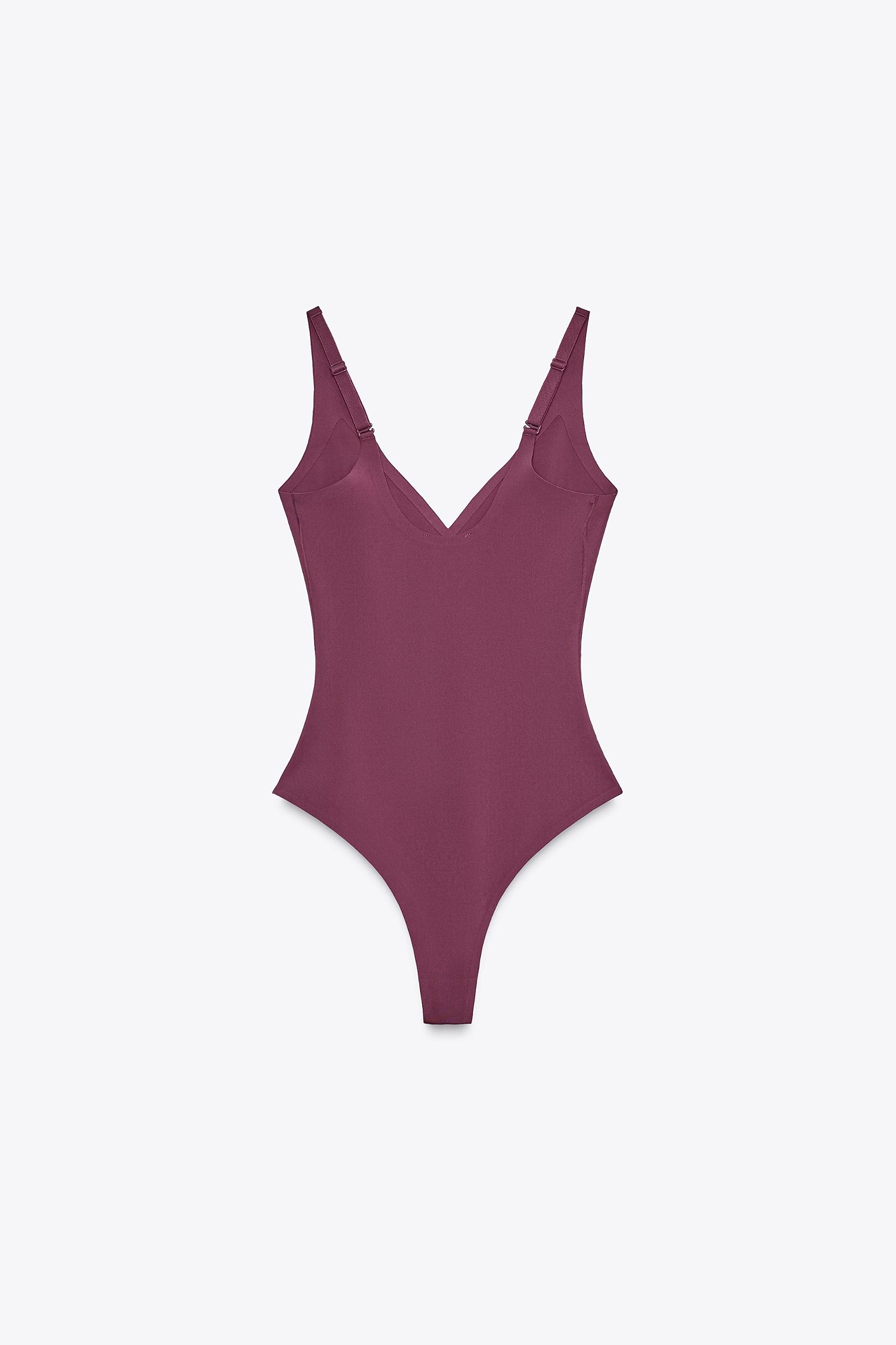 POLYAMIDE STRAPPY BODYSUIT Product Image