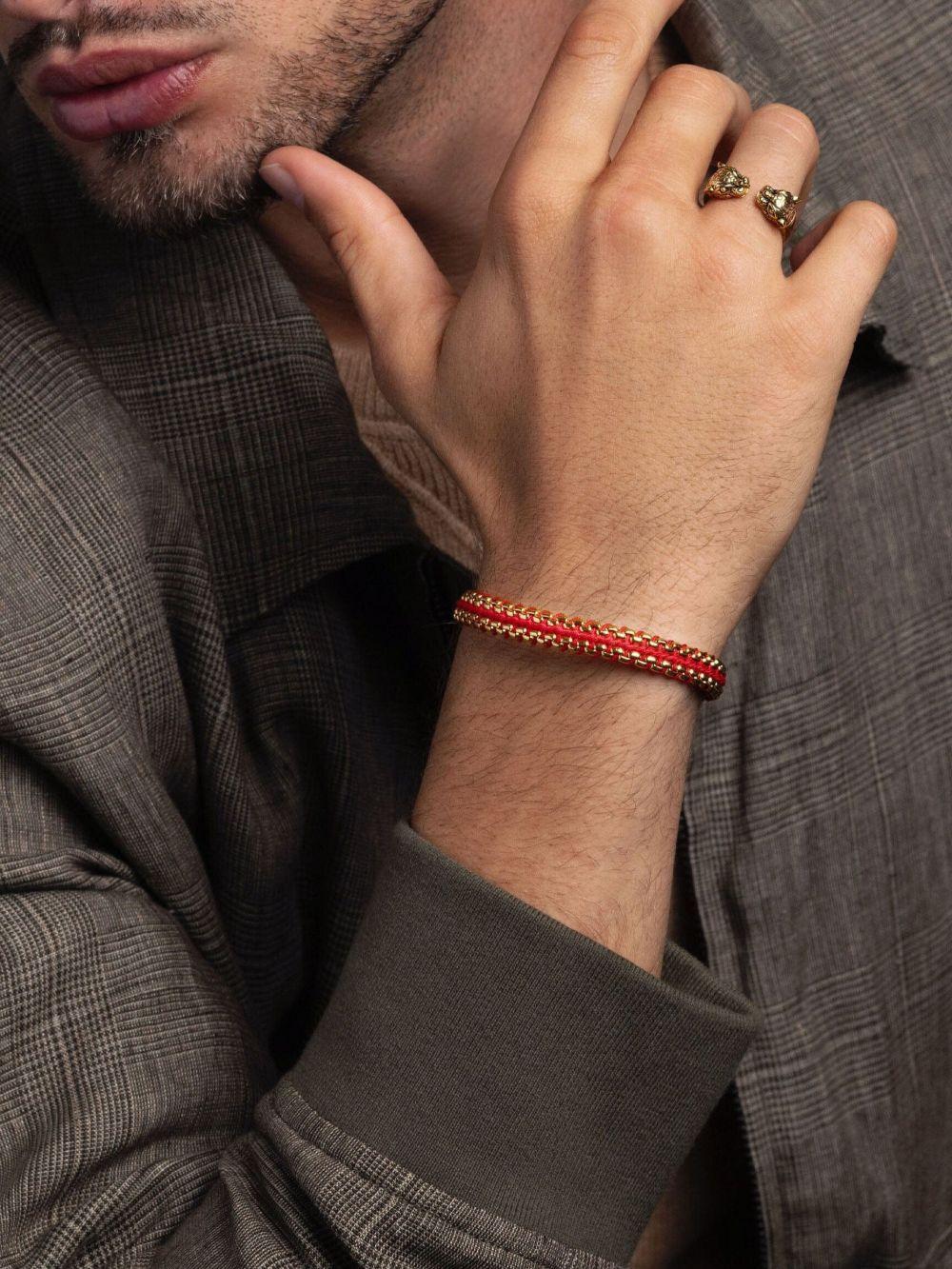 Woven 8mm Box Chain bracelet Product Image