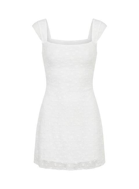 Lanchester Mini Dress White Product Image