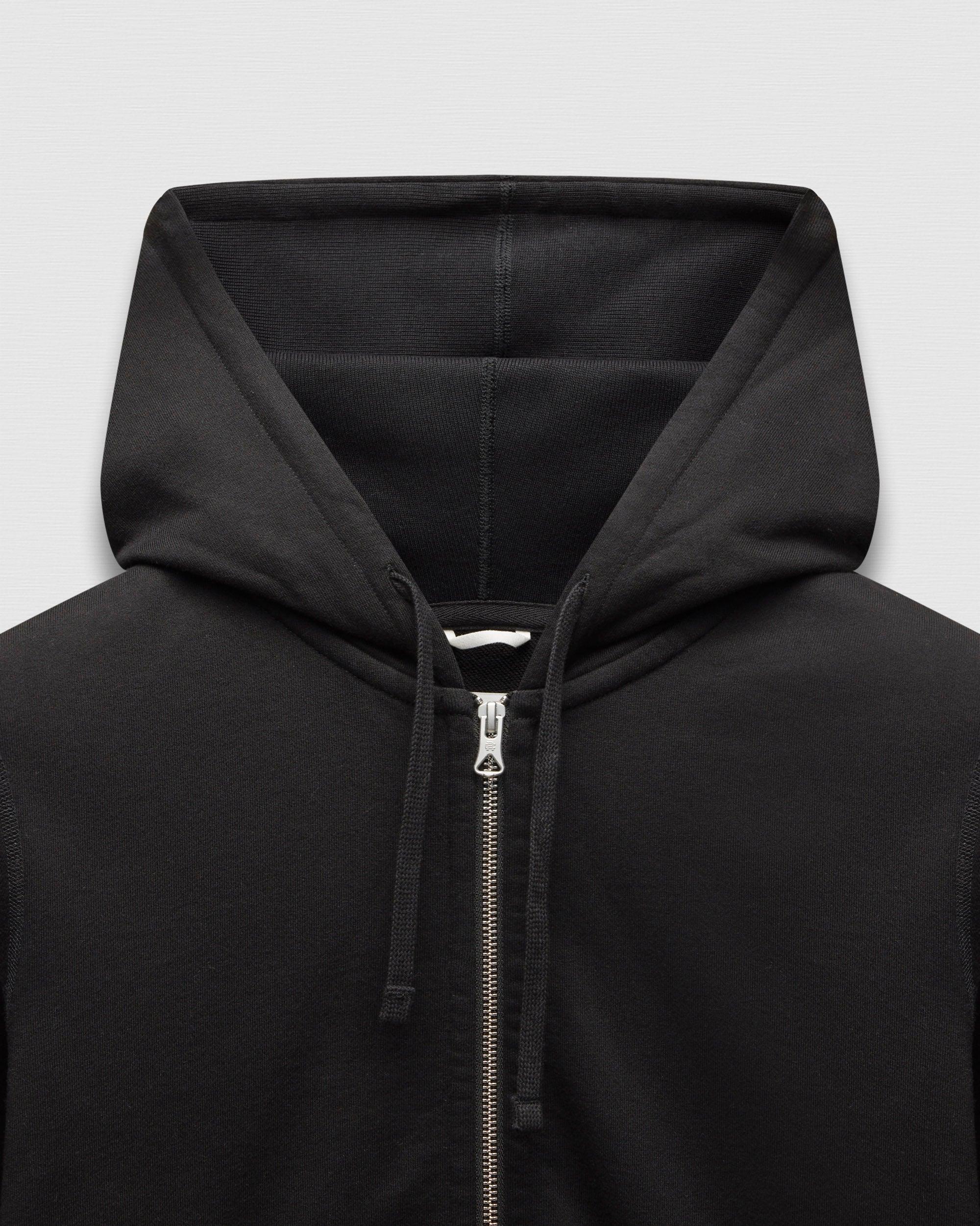 Midweight Terry Slim Zip Hoodie Male Product Image