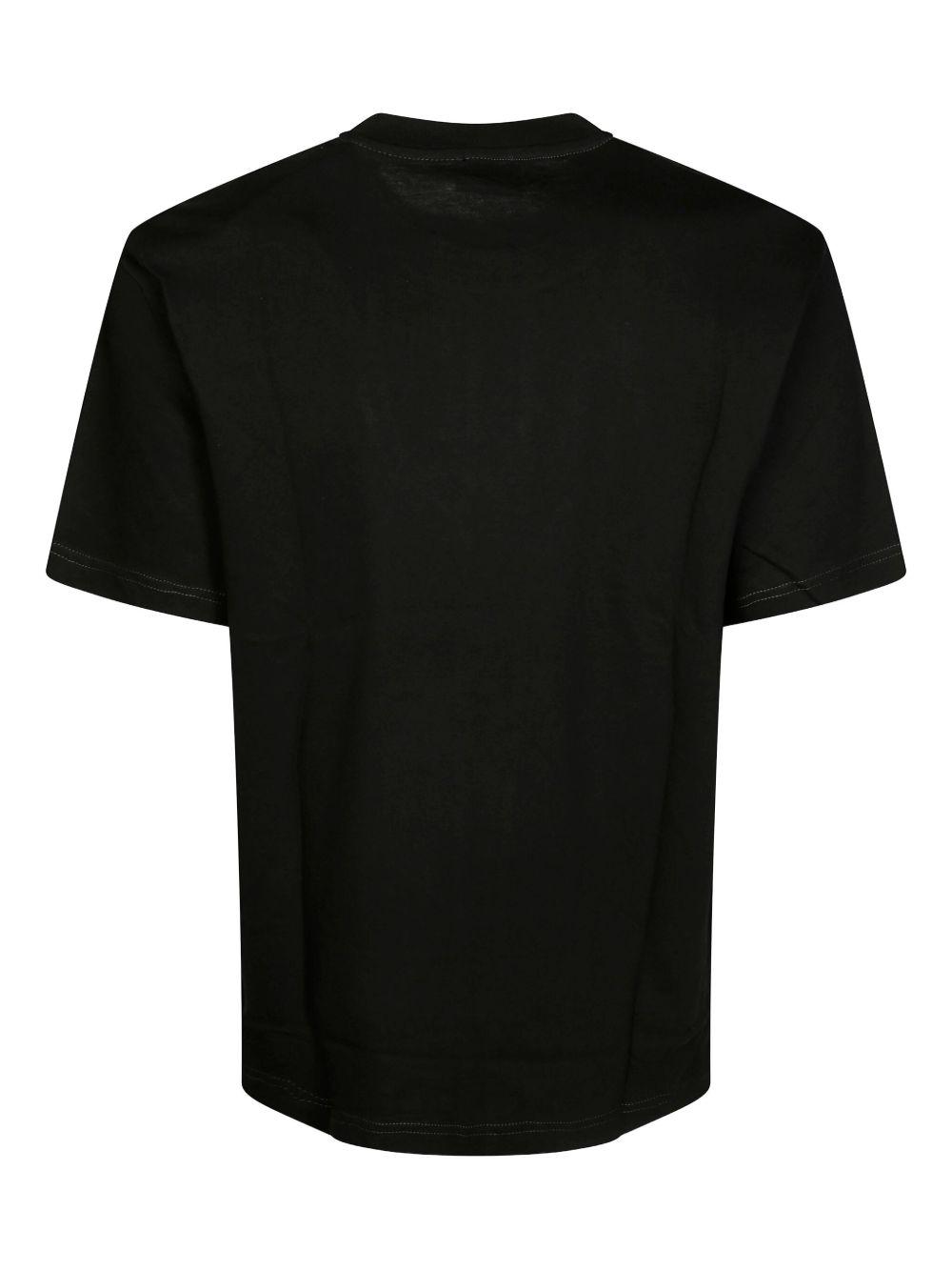 VALENTINO Graphic Print House Cat Crew Neck T-shirt In Red Product Image