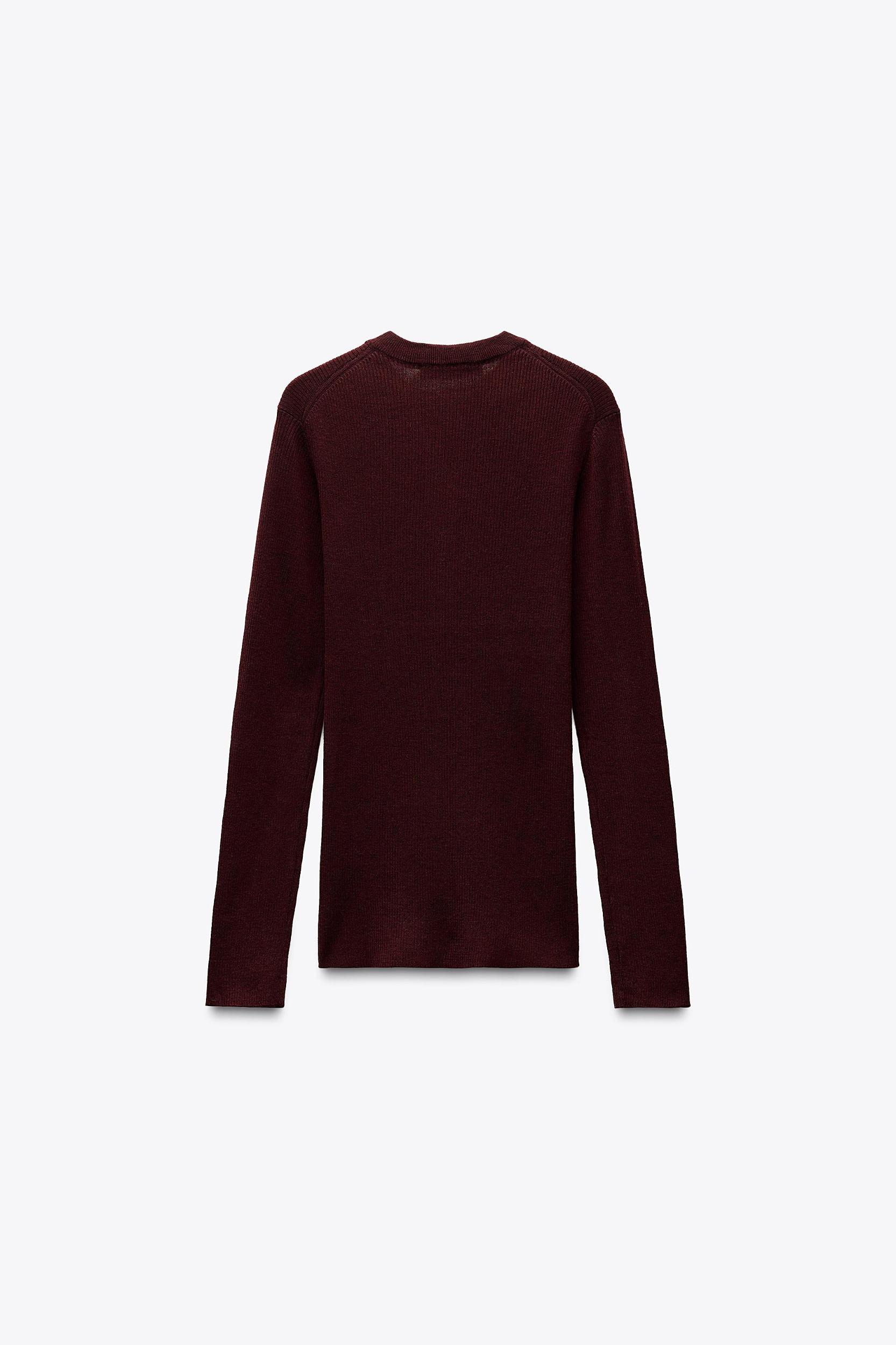 FINE KNIT WOOL SKIRT Product Image