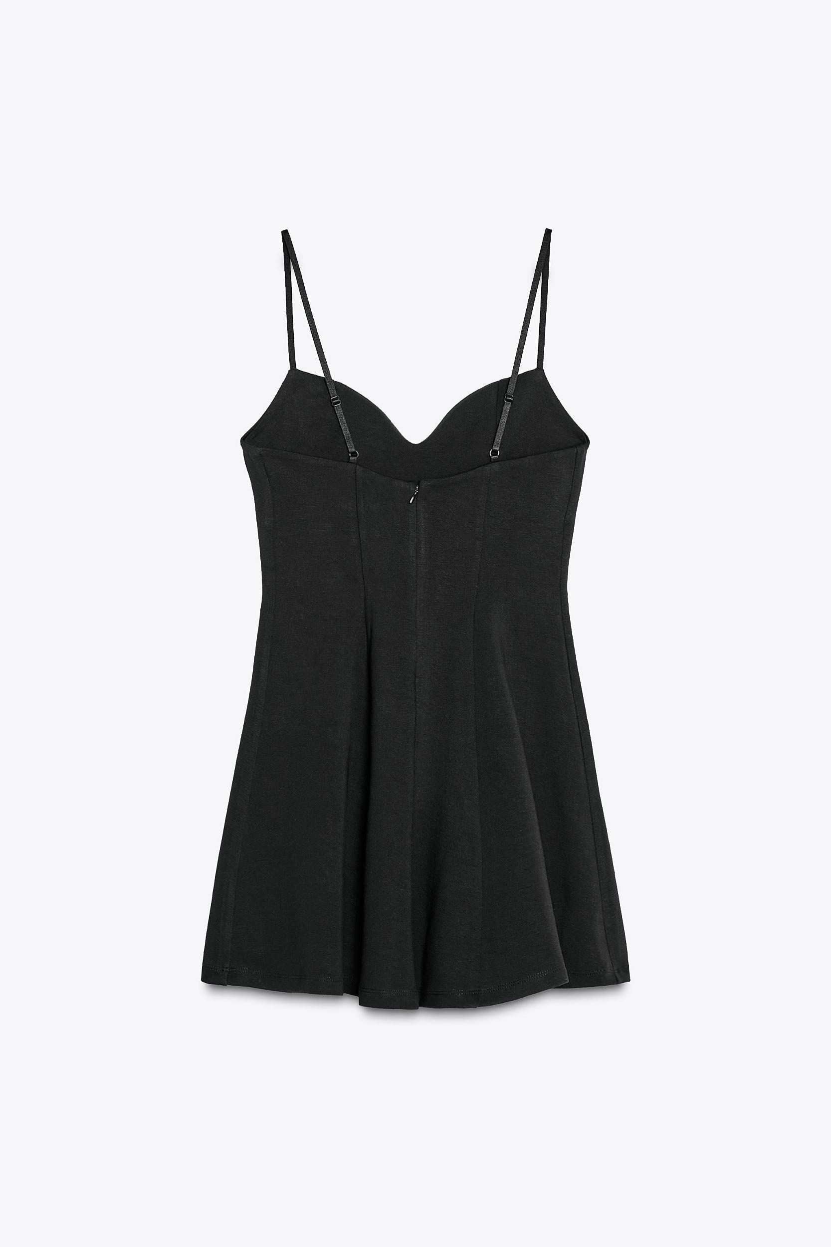 SWEETHEART NECKLINE MINI DRESS Product Image