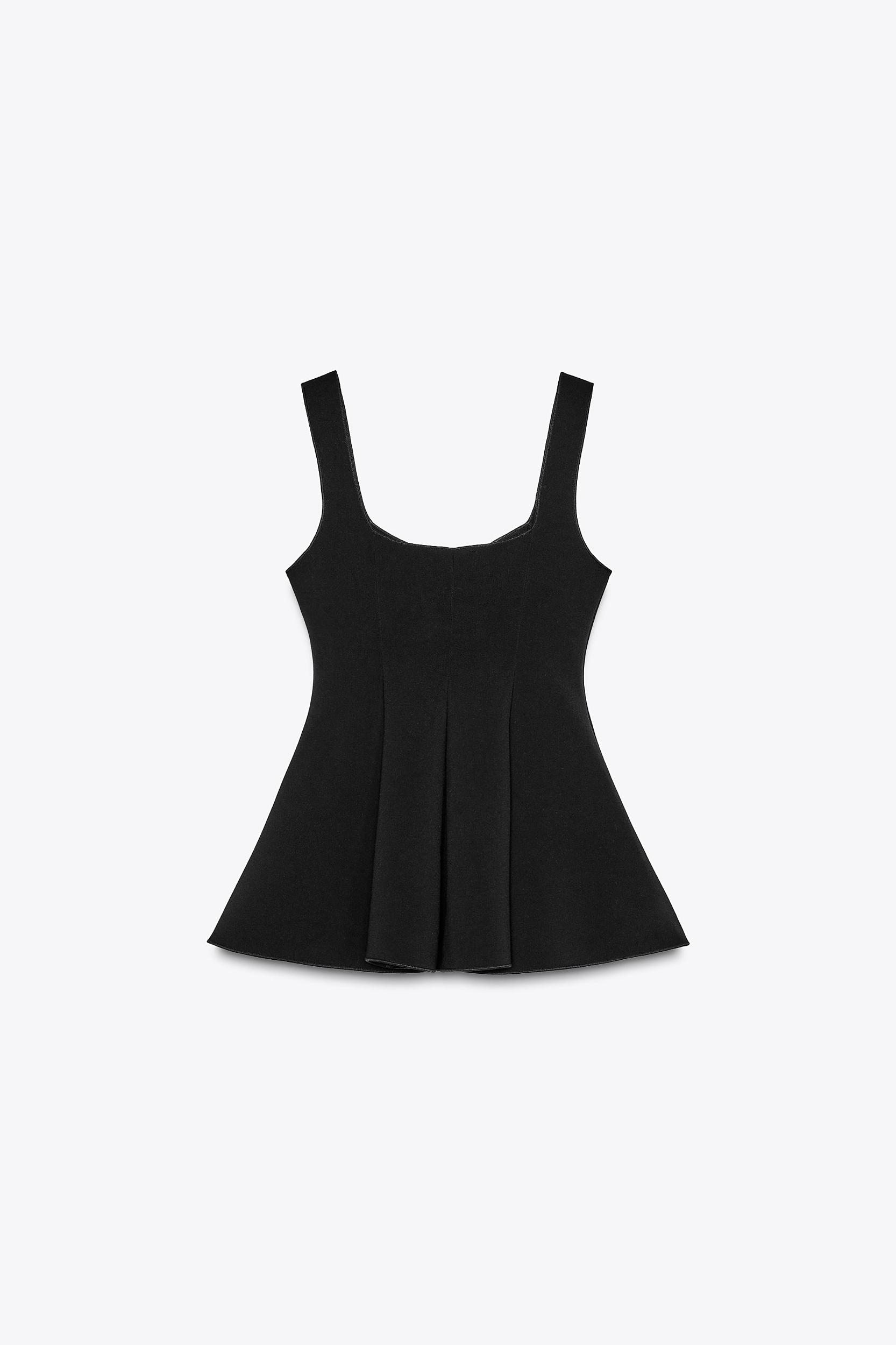 PEPLUM STRETCH TOP Product Image