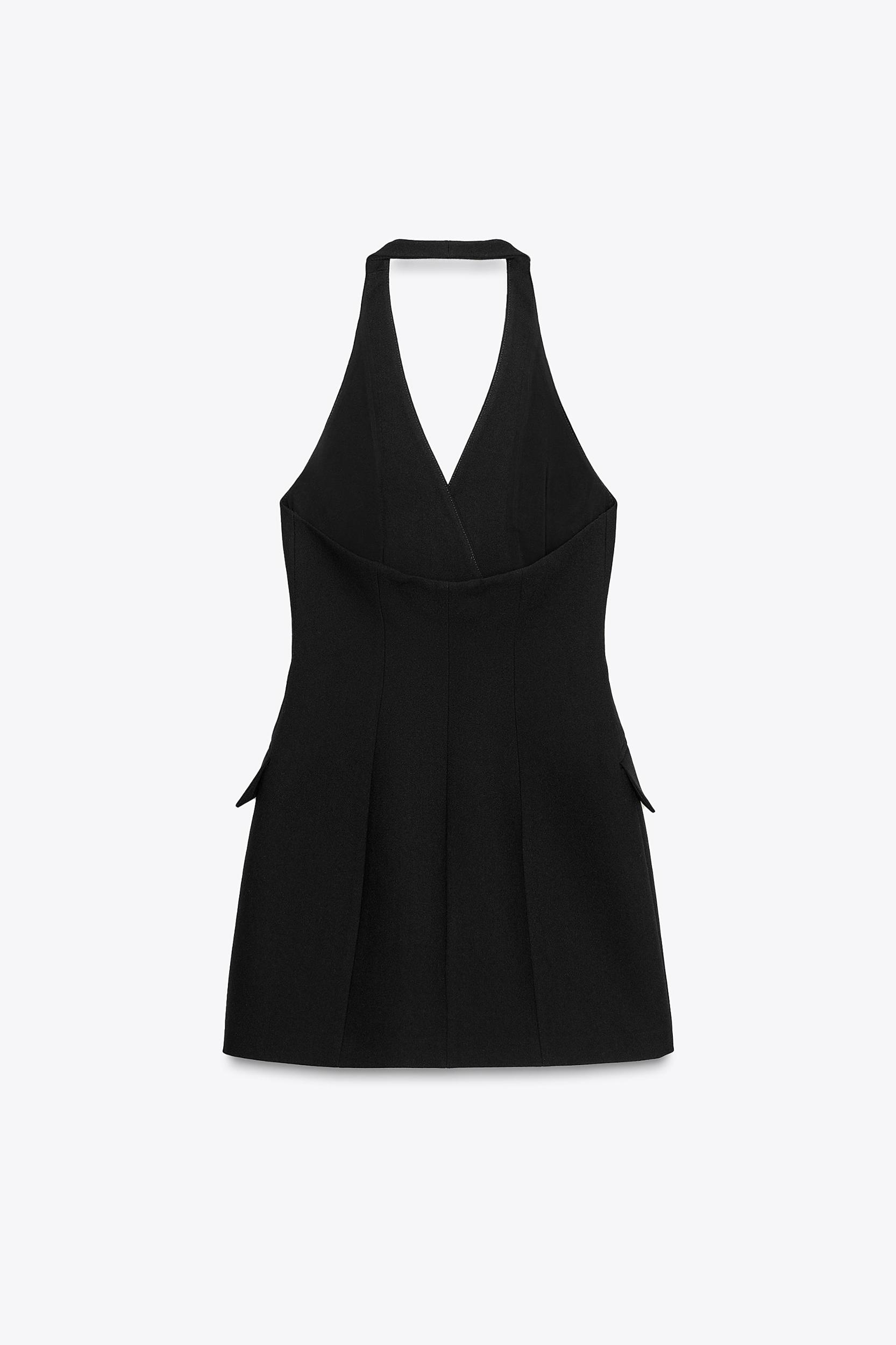 HALTER MINI BLAZER DRESS Product Image