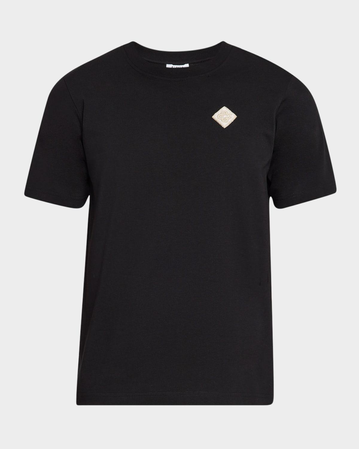 Men's Embellished Patch T-Shirt Product Image