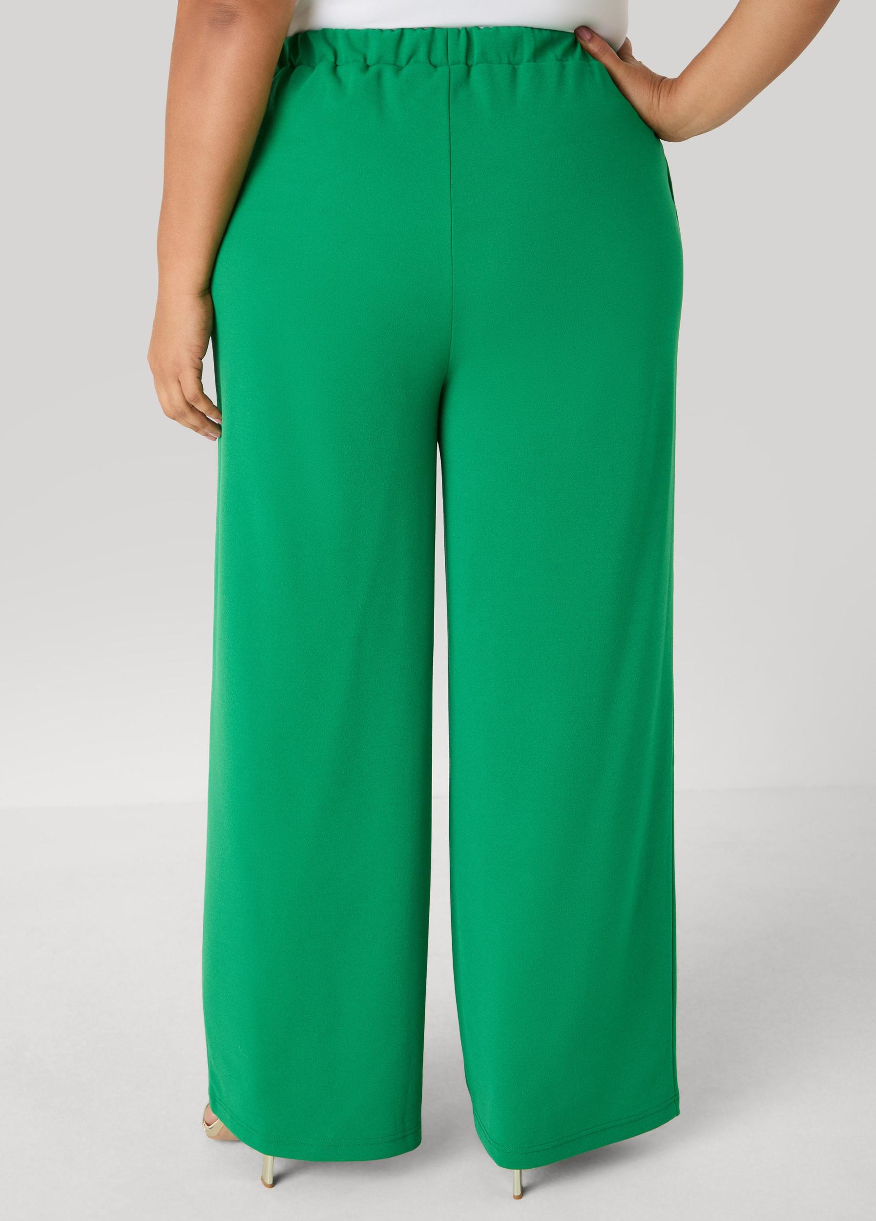 Piped Wide Leg Trousers Product Image
