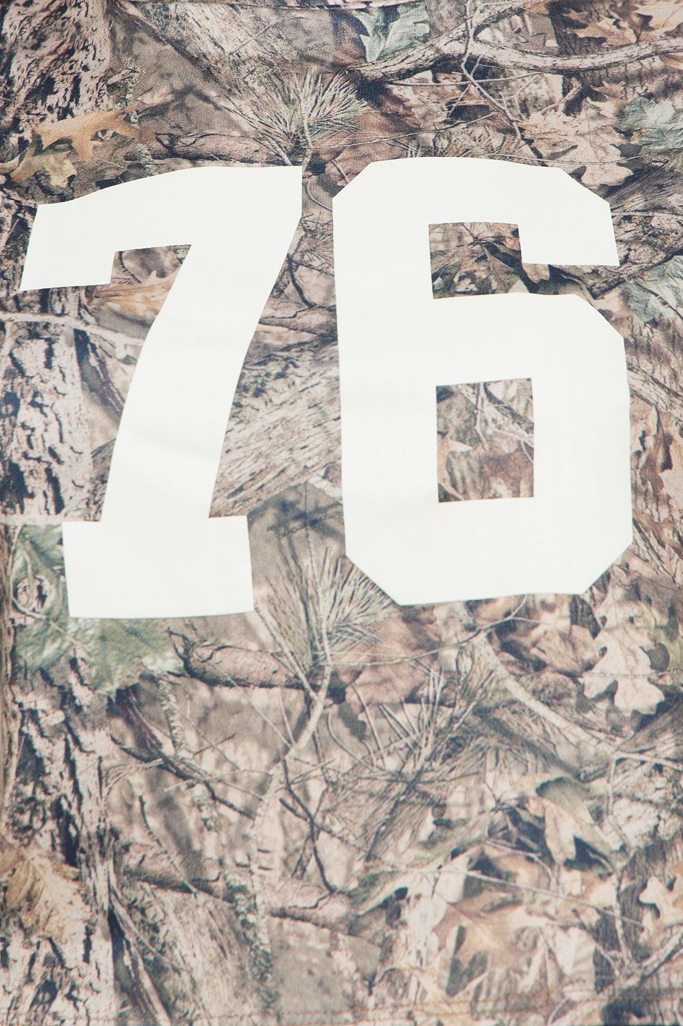 76 Camo Cropped Tee - Camouflage Female Product Image