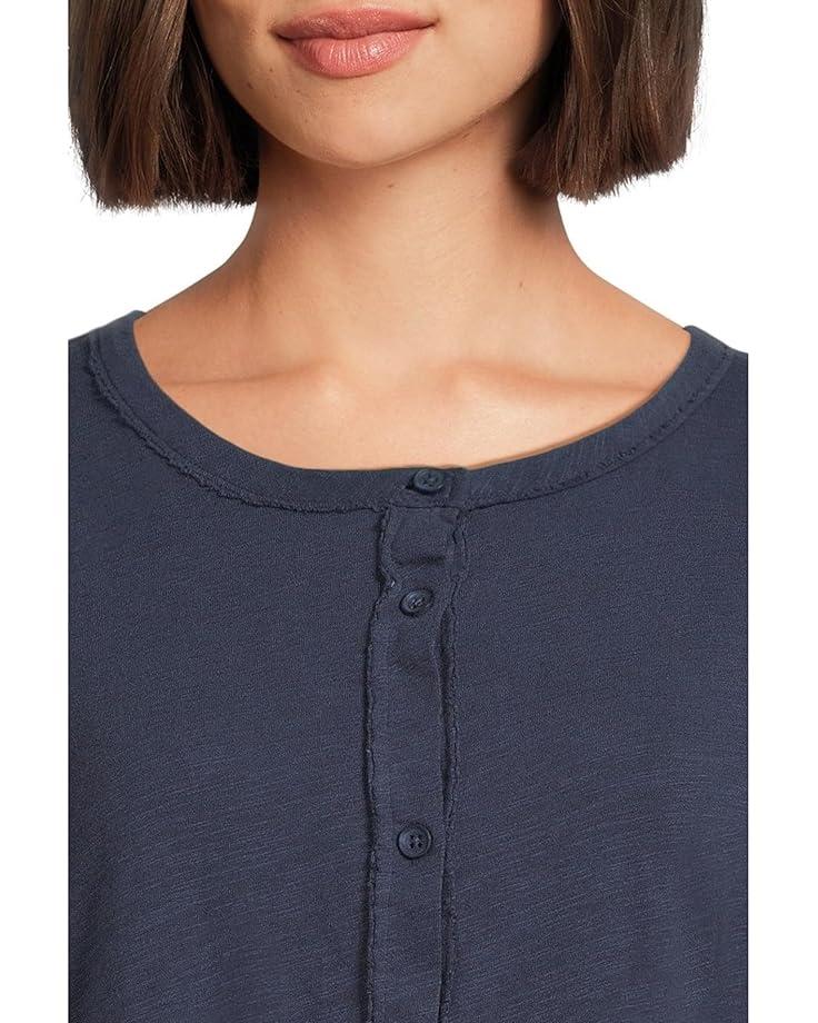 Long Sleeve Button Front Waffle Cardigan Product Image