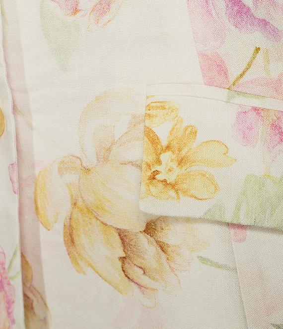 Antonio Melani Izzy Linen Blend Coordinating Floral Mini Skirt Product Image