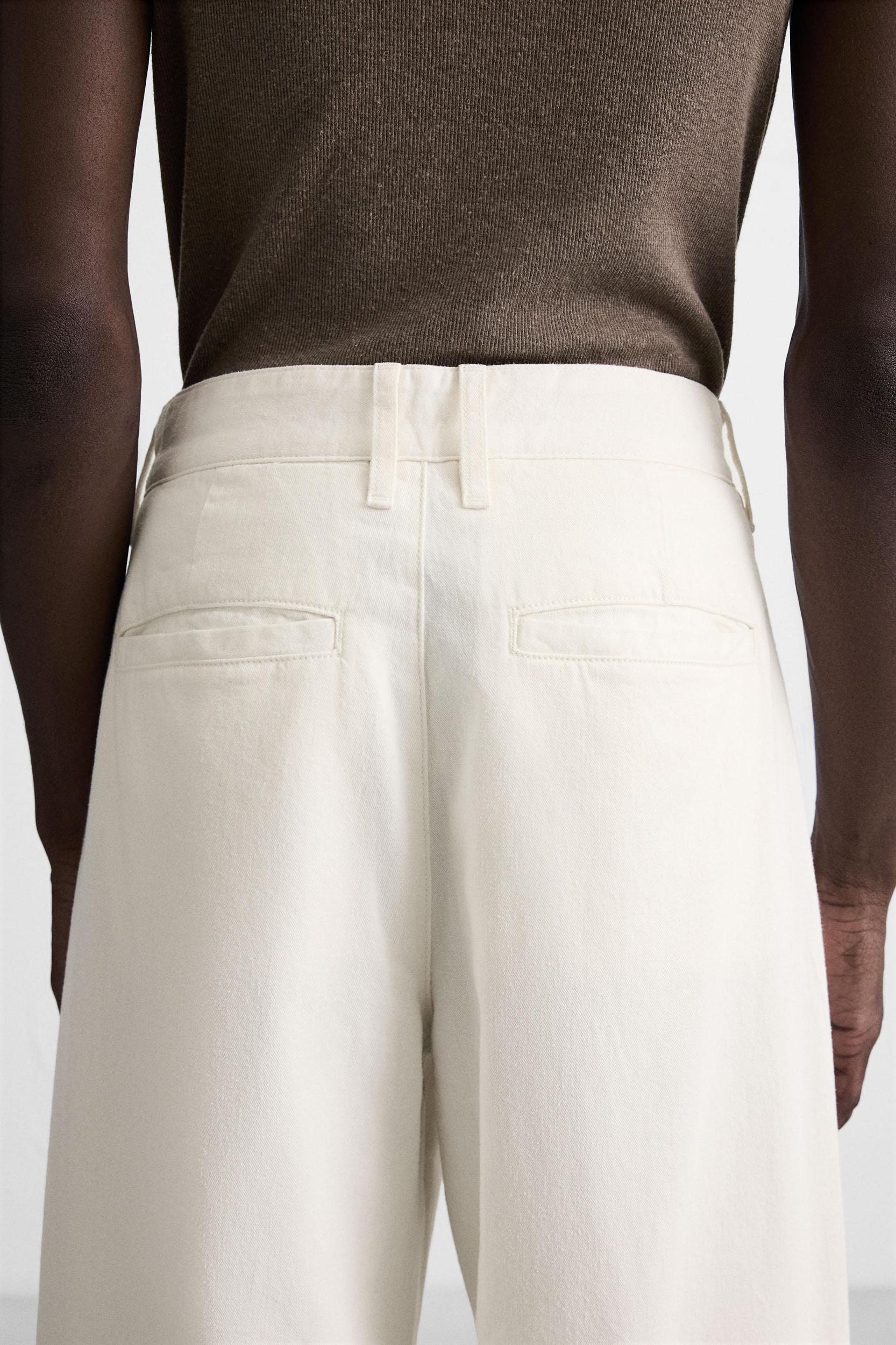 COTTON HEMP CHINO PANTS Product Image
