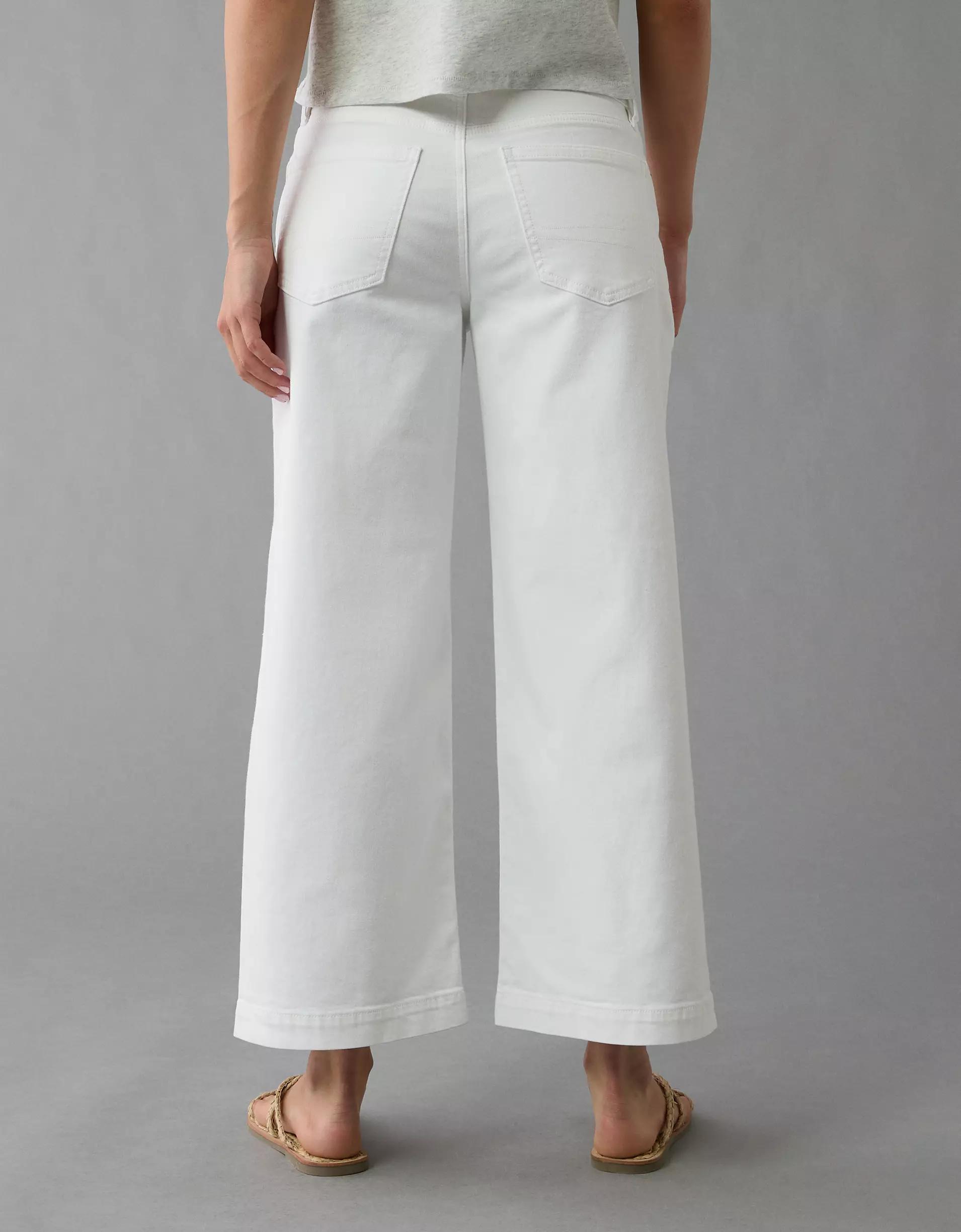 AE Dreamy Drape Strigid Low-Rise Baggy Wide-Leg Crop Jean Product Image