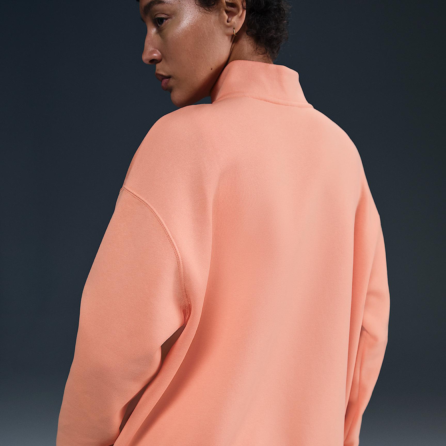 Women's Nike Sportswear Phoenix Fleece Oversized 1/4-Zip Long Sweatshirt Product Image