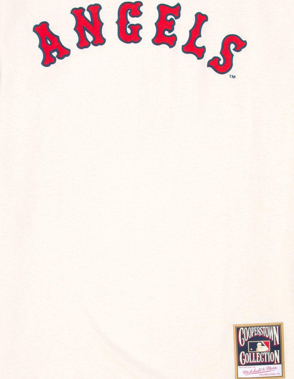 MITCHELL & NESS Angels Mens Tee - CREAM Product Image