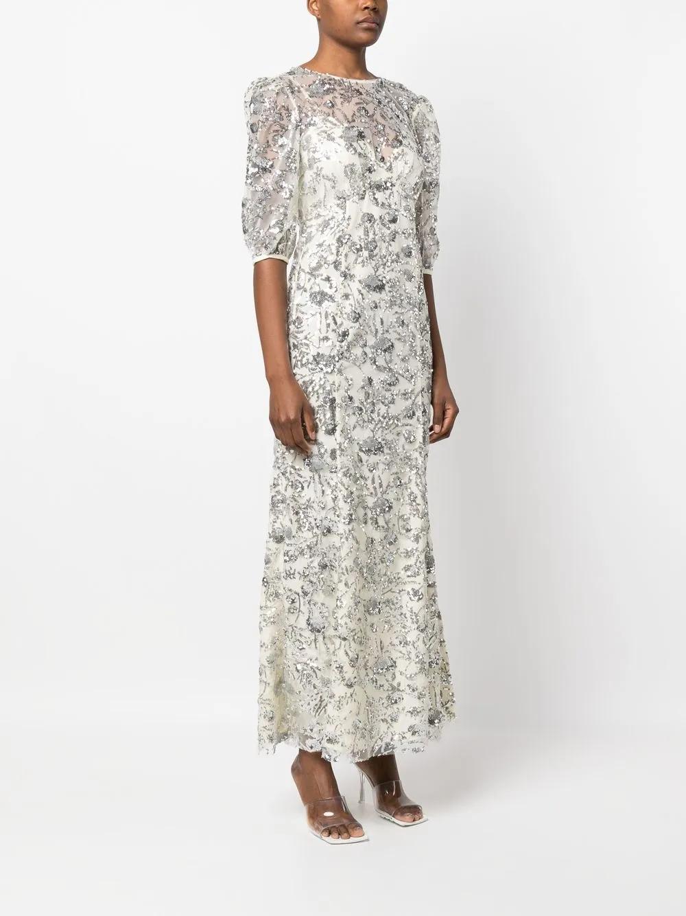 sequin-embellished maxi dress Product Image