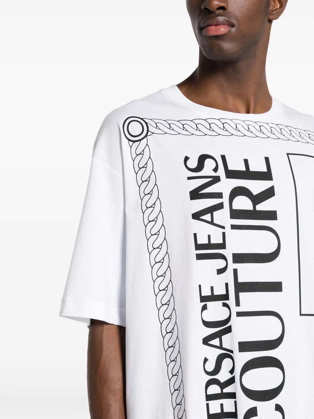 logo-print cotton T-shirt Product Image