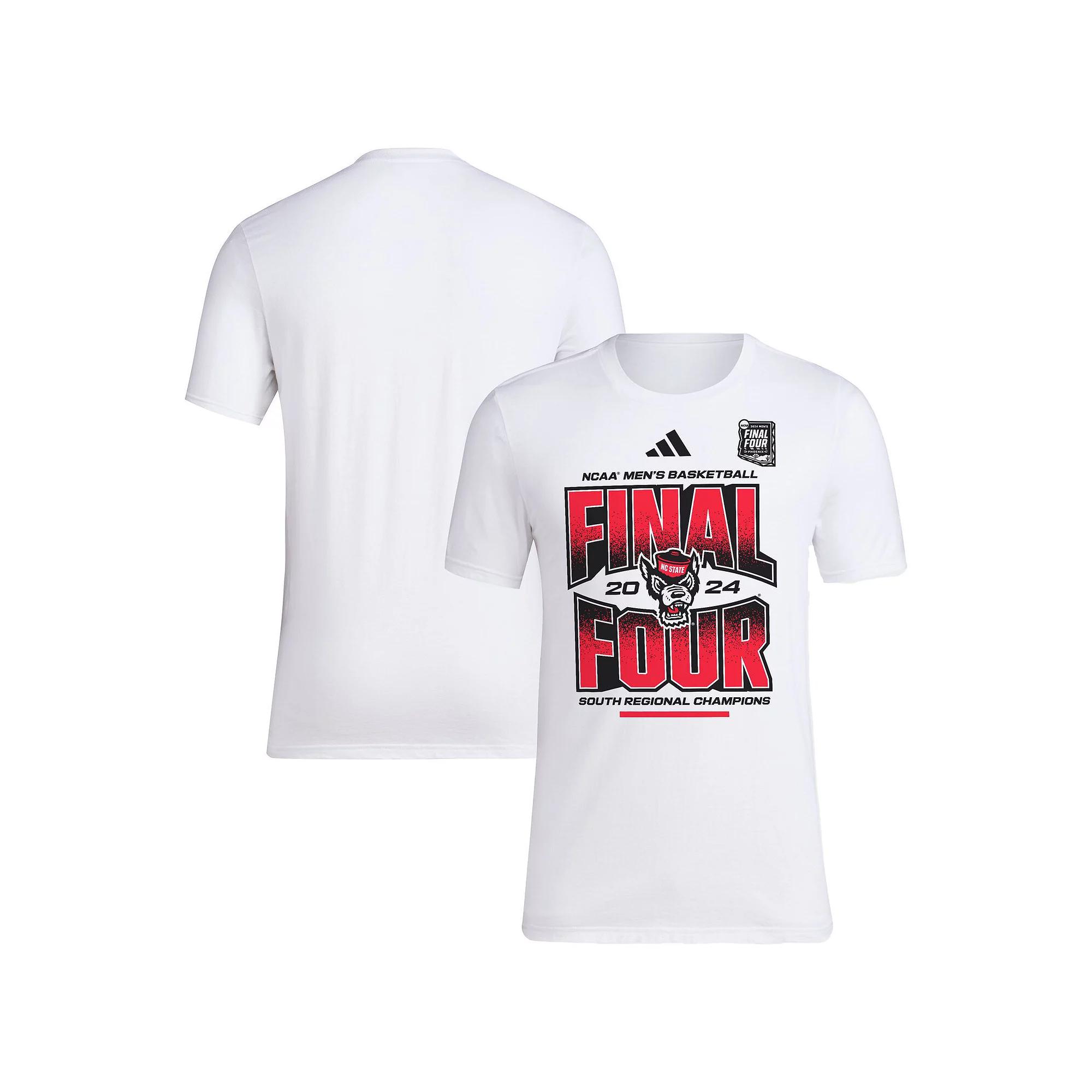 Unisex adidas  White NC State Wolfpack 2024 NCAA Men's Basketball Tournament March Madness Final Four Locker Room T-Shirt, Size: 2XL, Nst White Product Image