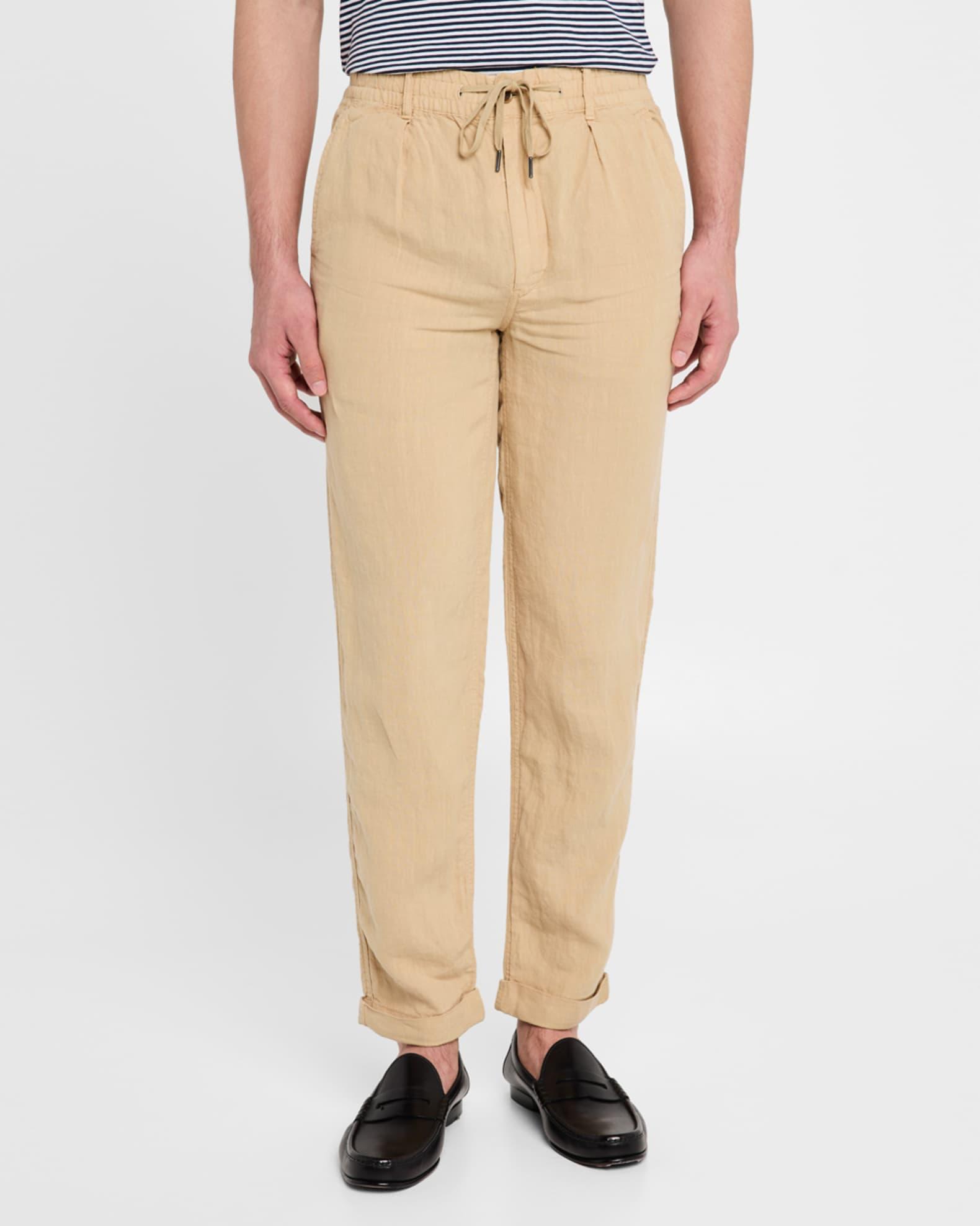 Men's Prepster Slim Tapered Linen Pants Product Image