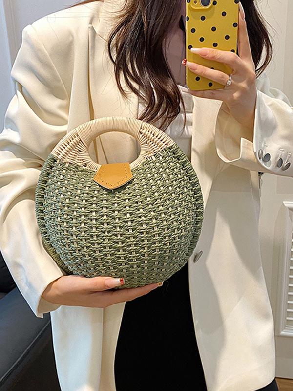 Geometric Woven Handbags Product Image