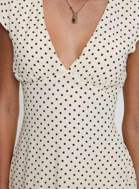 Cannelloni Mini Dress Polka Dot Product Image