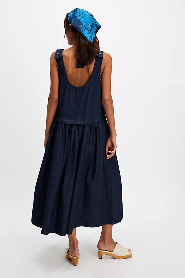 Soraya Denim Midi Dress Product Image