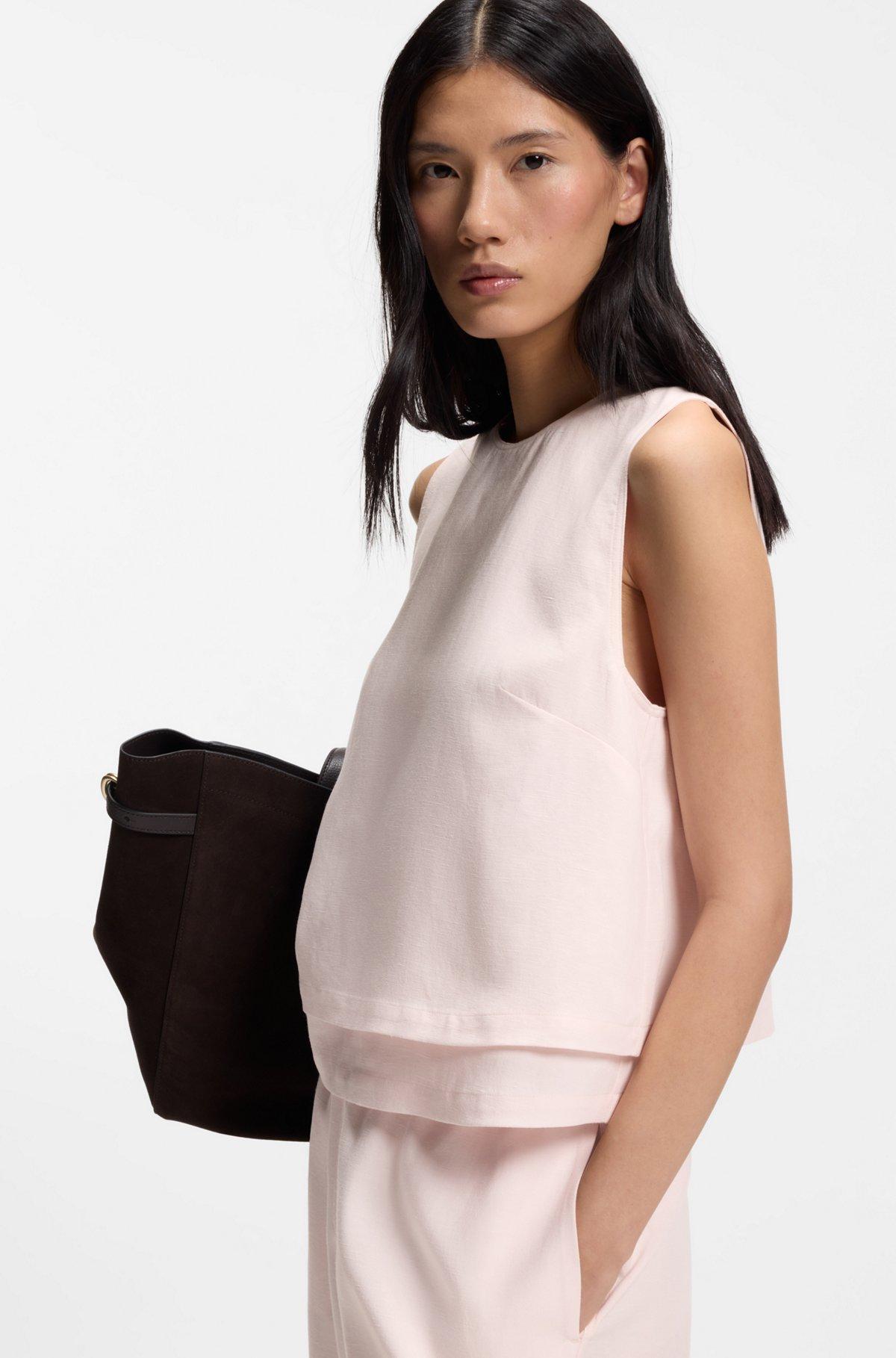 Layered top with open back Product Image