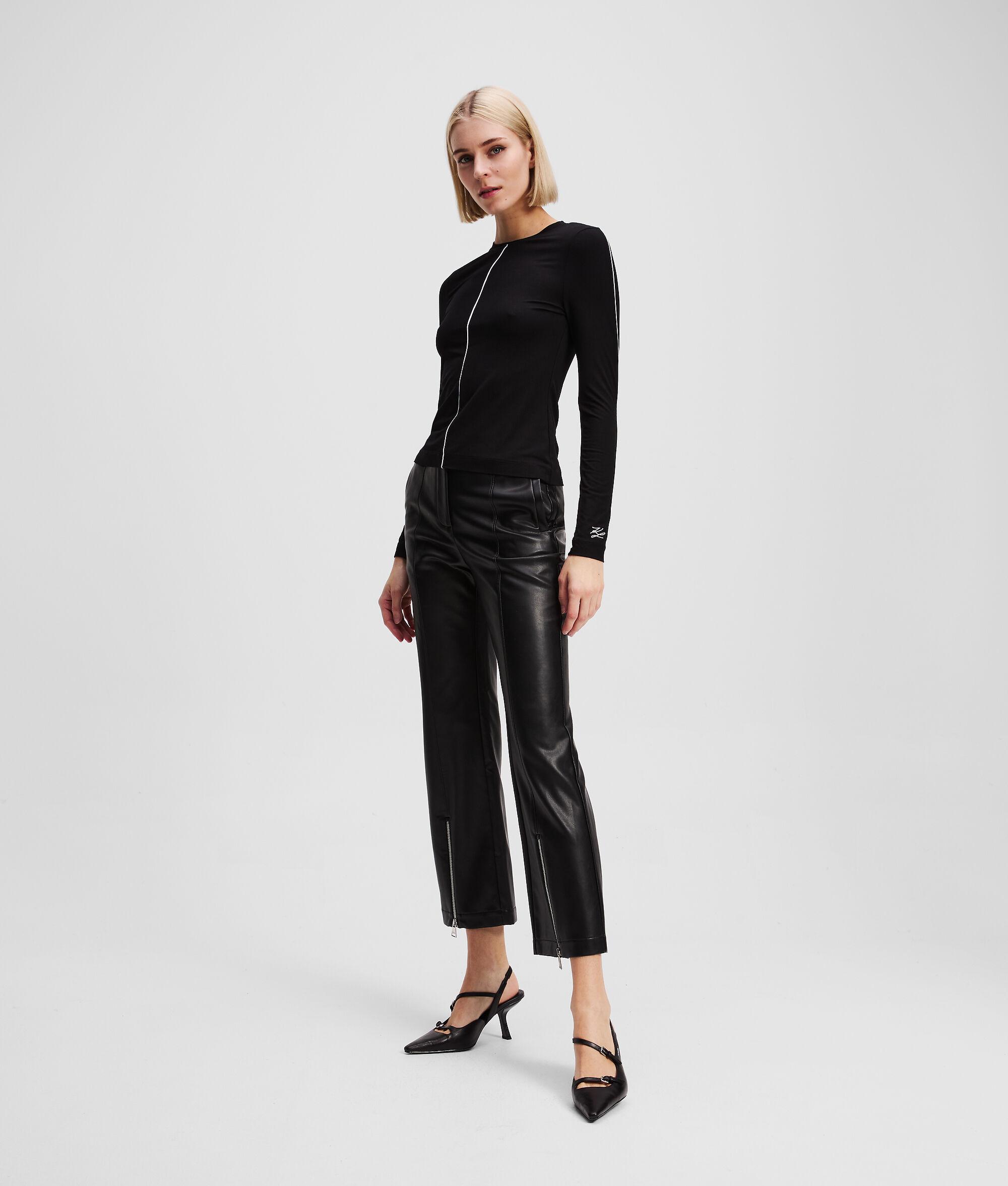 FAUX-LEATHER PANTS Product Image