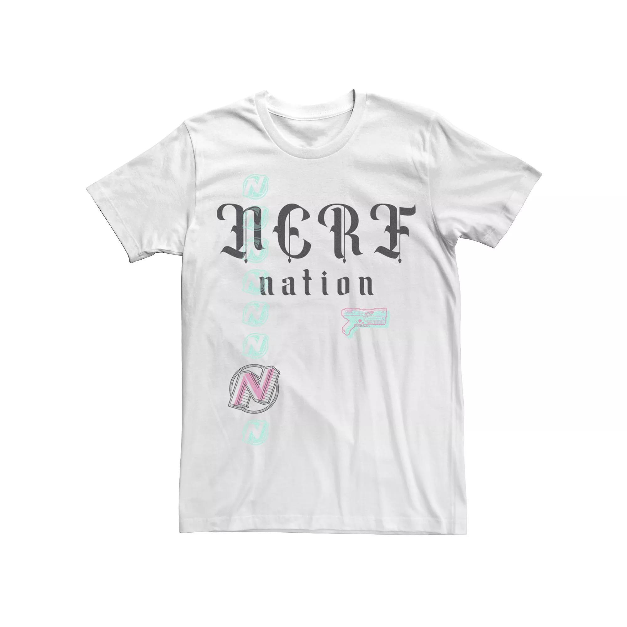 Men's Nerf Nation Logo Text Tee,  Product Image