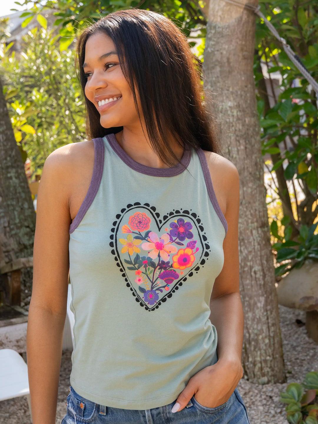 Ringer Tank Top - Kindness Is Magic Product Image
