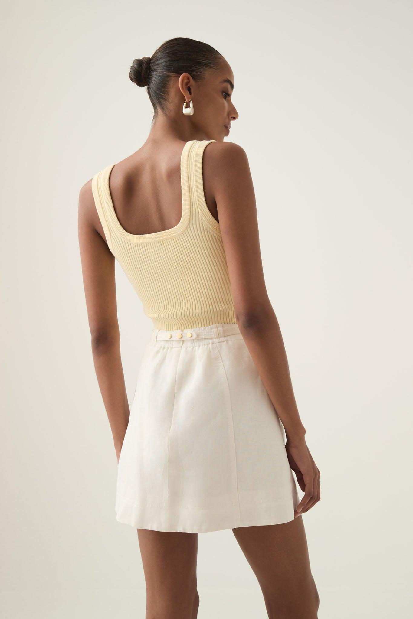 Christine Belted Mini Skirt Product Image