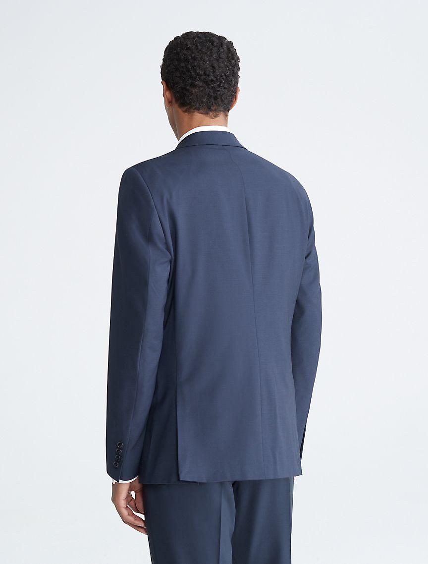 Slim Fit Navy Suit Jacket Product Image