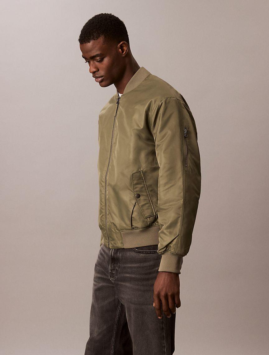 Nylon Bomber Jacket Product Image