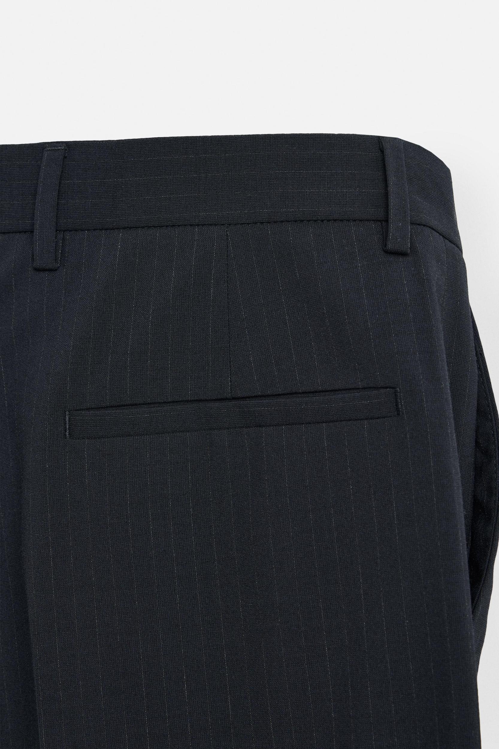 PINSTRIPE SUIT PANTS Product Image