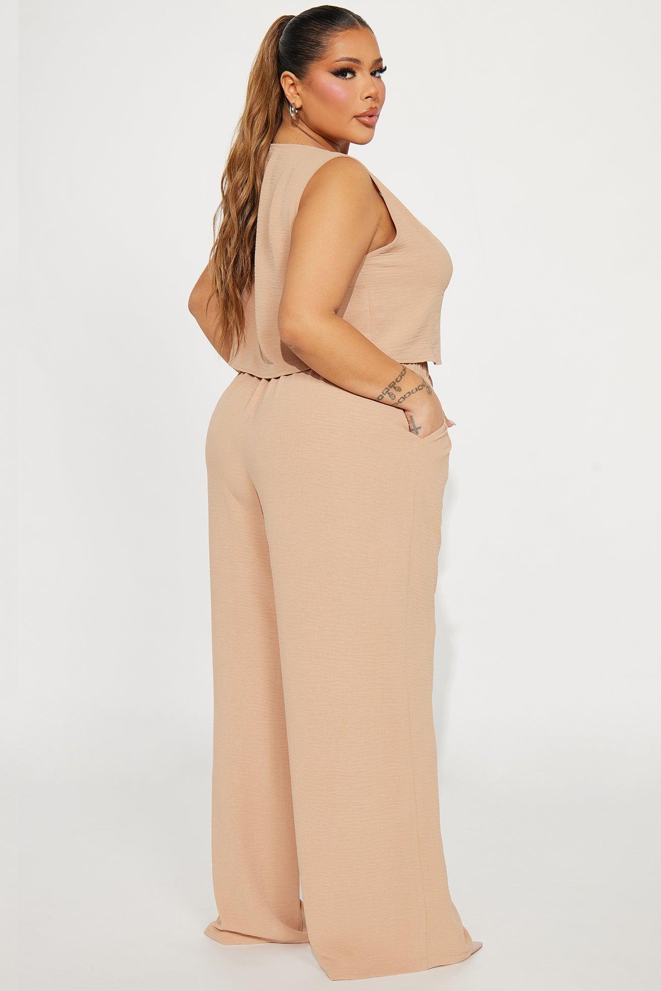 Good Memory Pant Set - Taupe Product Image