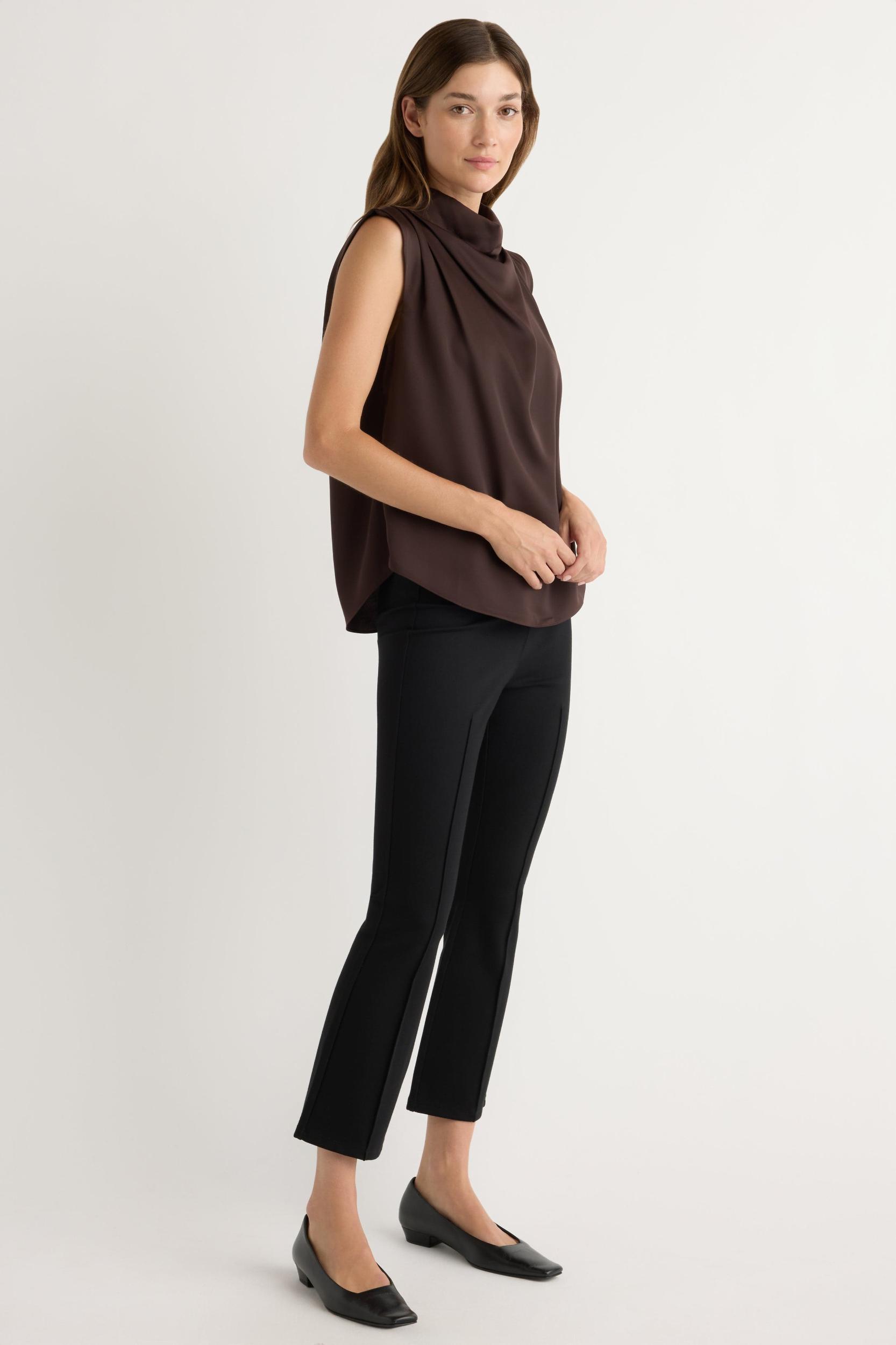 Tez Kick-Flare Ponte Stretch Pant Product Image