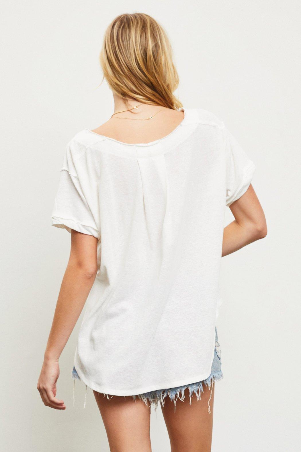 Button Detail Top Product Image