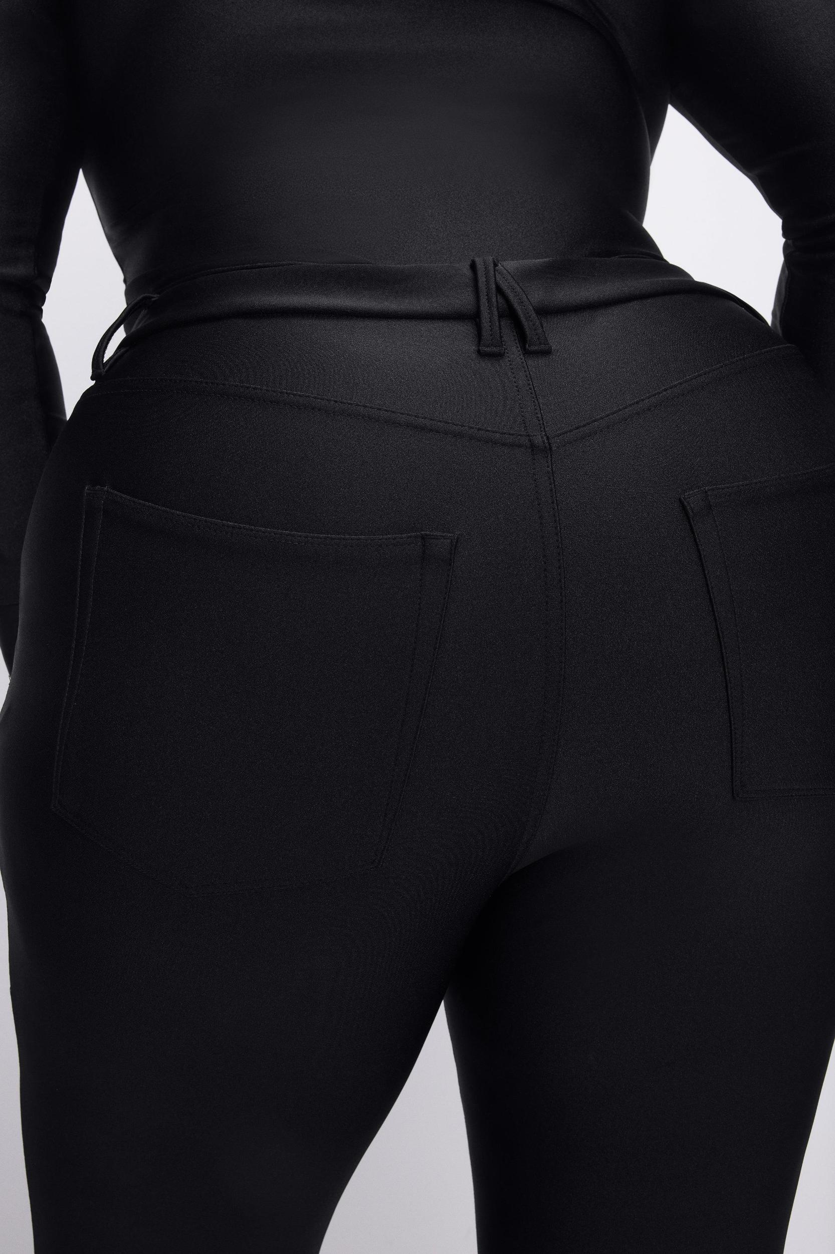 COMPRESSION SHINE GOOD WAIST LEGGINGS | BLACK001 Product Image