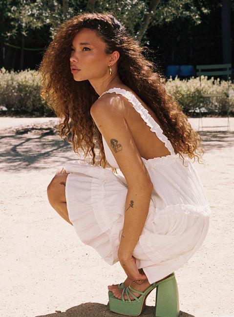 Romeo Mini Dress White Product Image