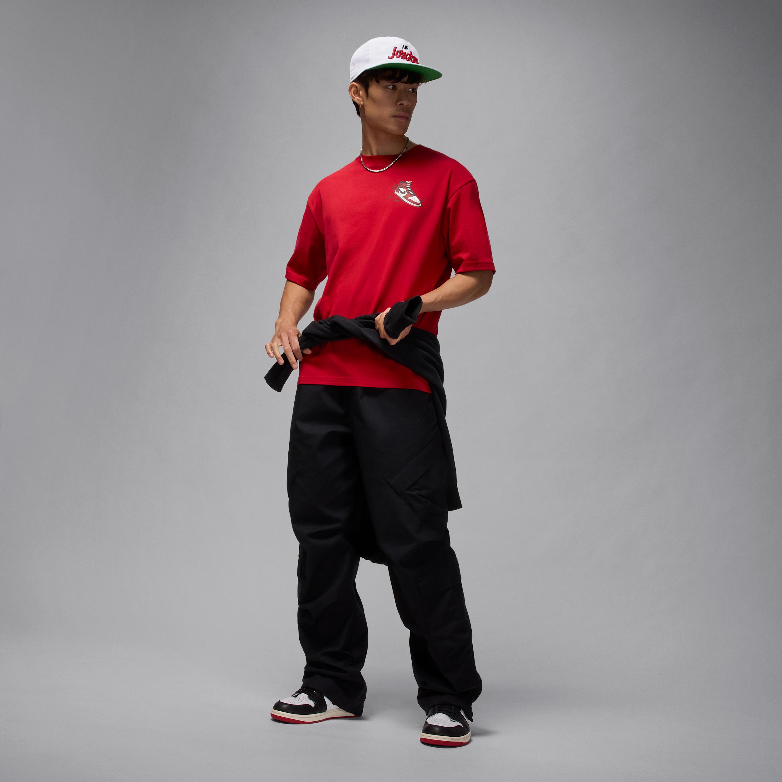 Mens Jordan AJ1 T-Shirt | HQ8972-010 Product Image